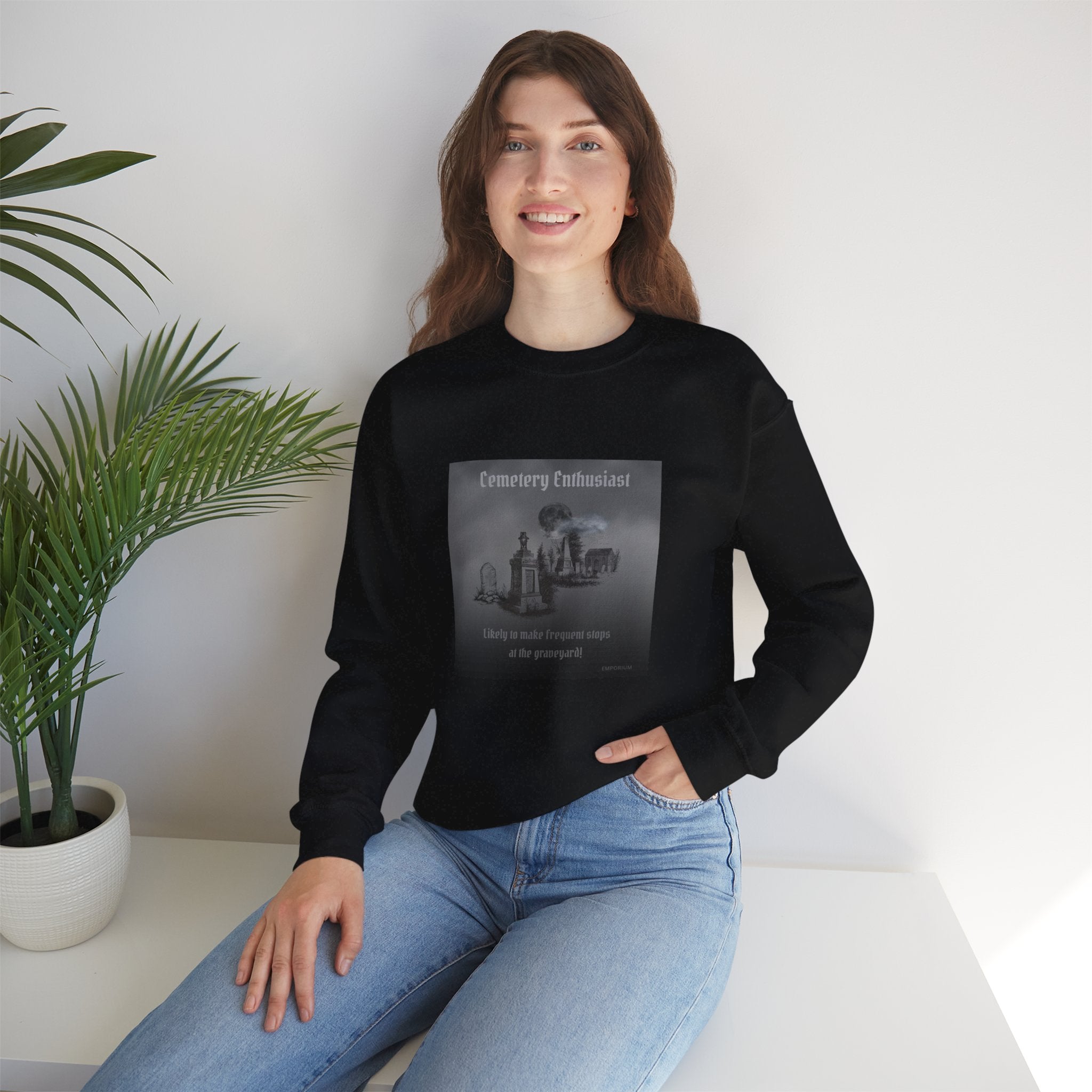 Cemetery Enthusiast Crewneck Sweatshirt