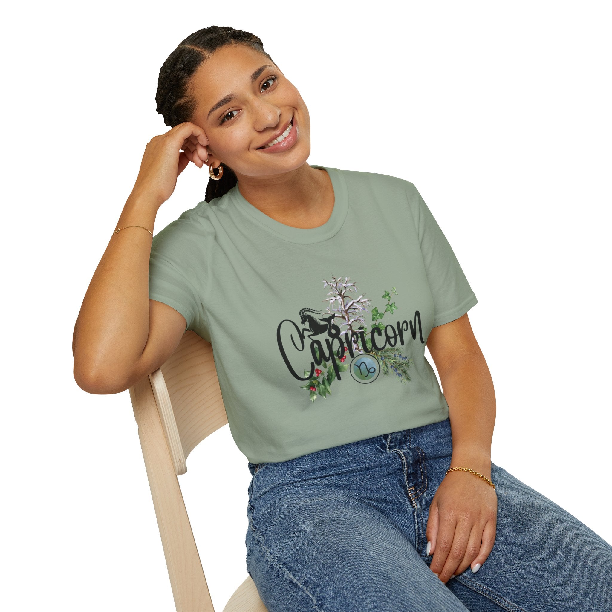 Capricorn Oak & Ivy Astrology T-Shirt
