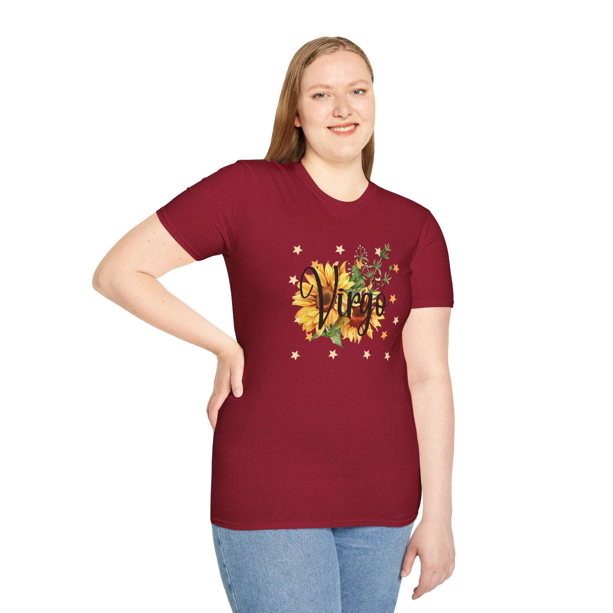 Virgo Sunflower Astrology T-Shirt