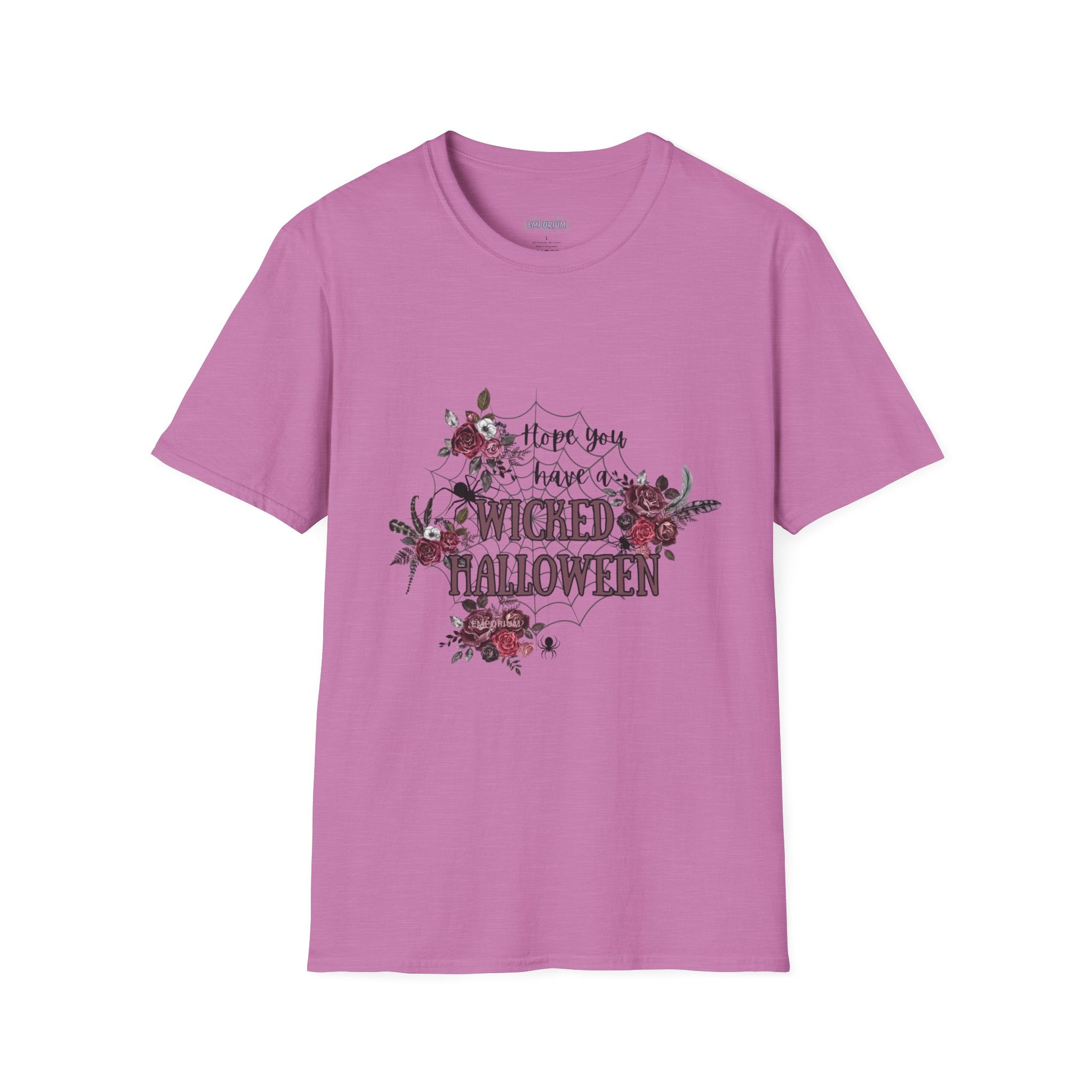 Wicked Halloween Spider Web T-Shirt