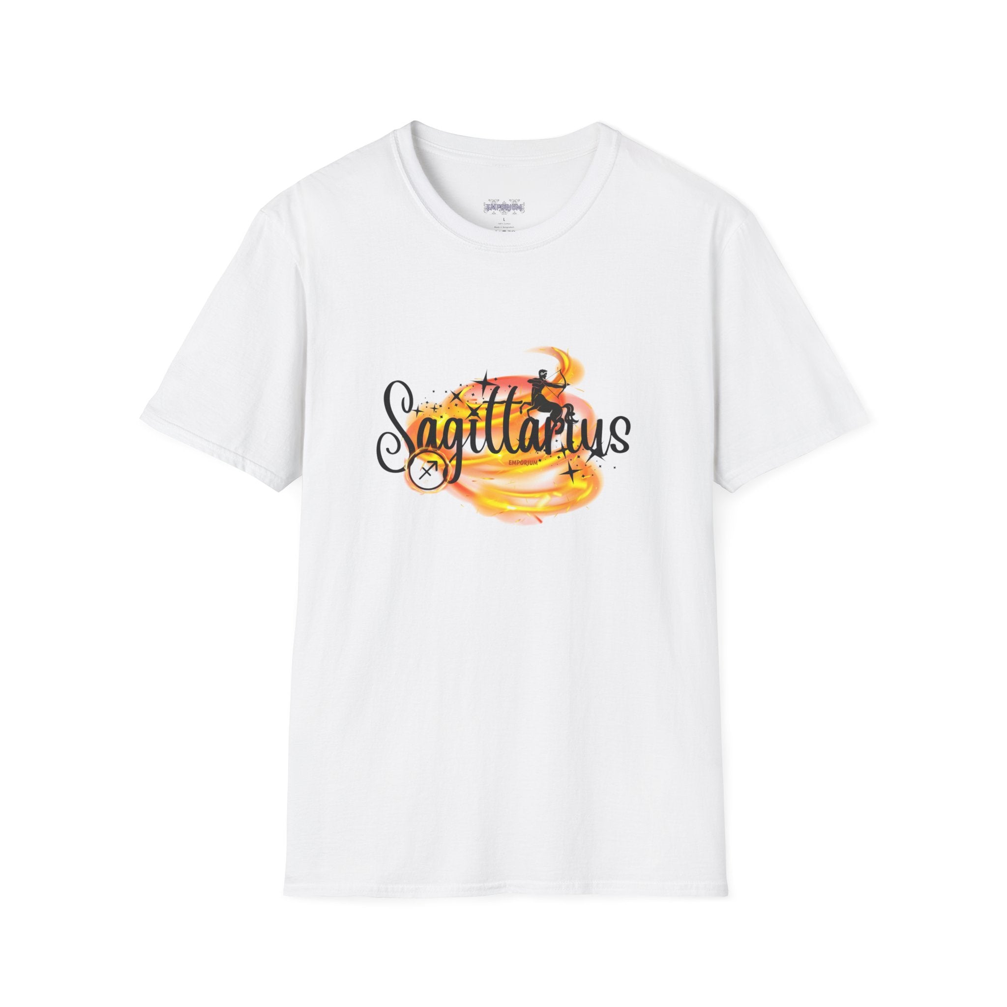 Sagittarius Fire Swirl Astrology T-Shirt