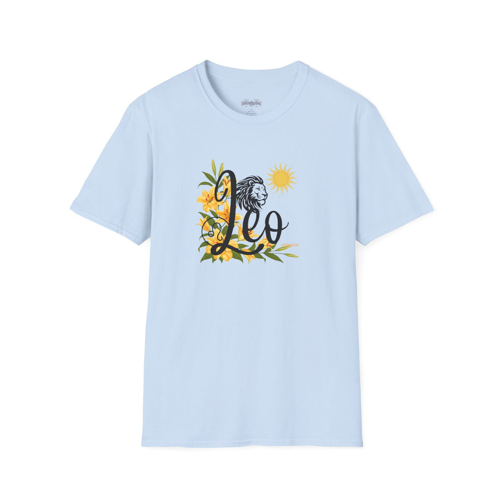 Leo Lion & Lilies Astrology T-Shirt