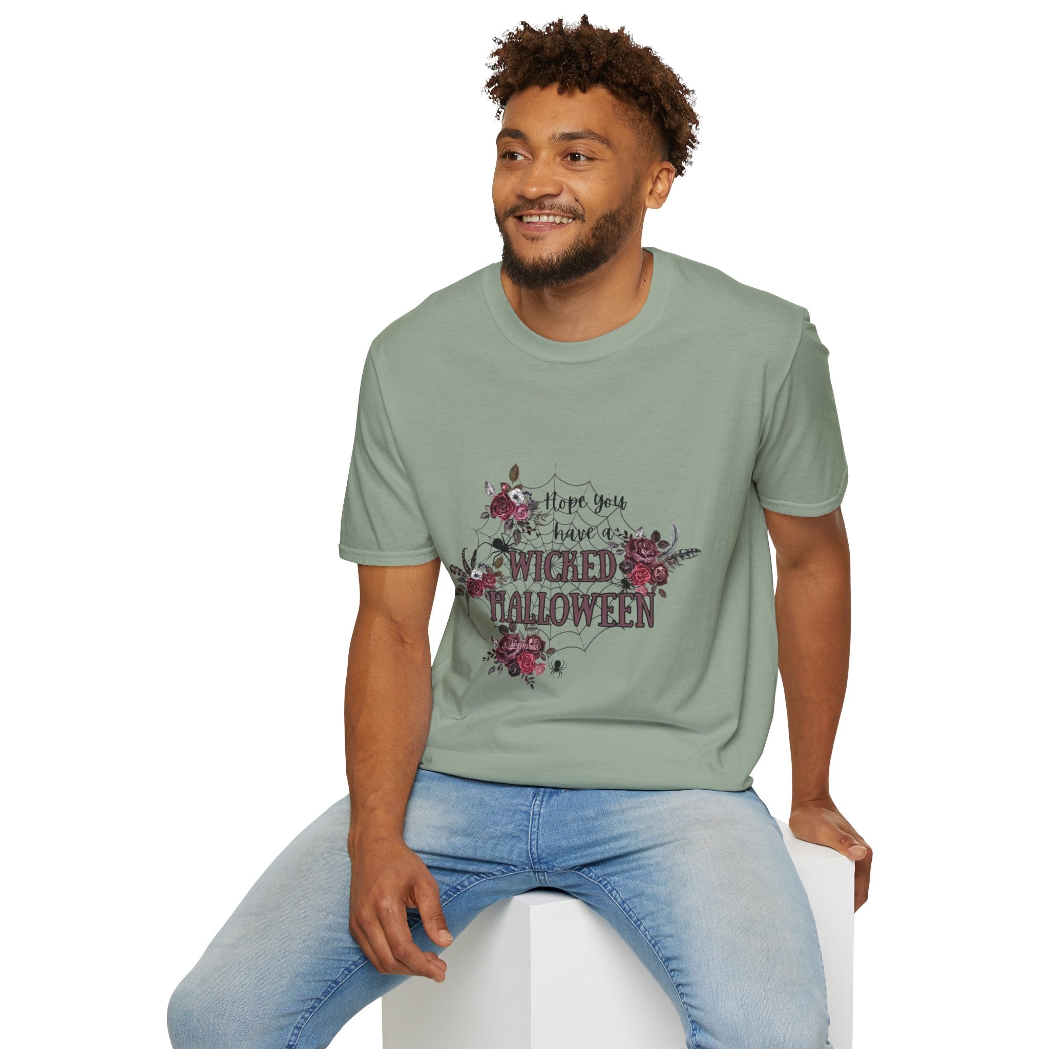 Wicked Halloween Spider Web T-Shirt