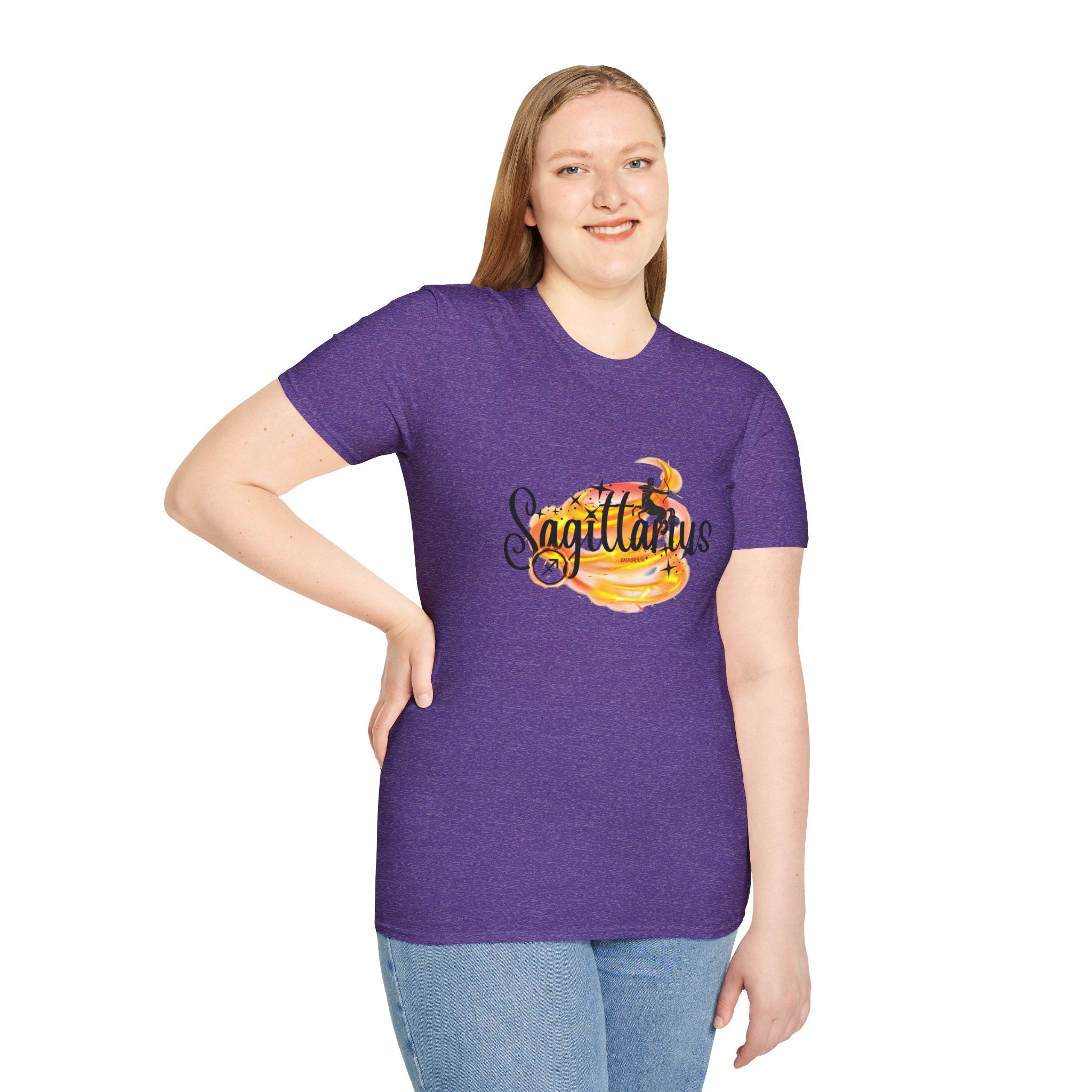 Sagittarius Fire Swirl Astrology T-Shirt