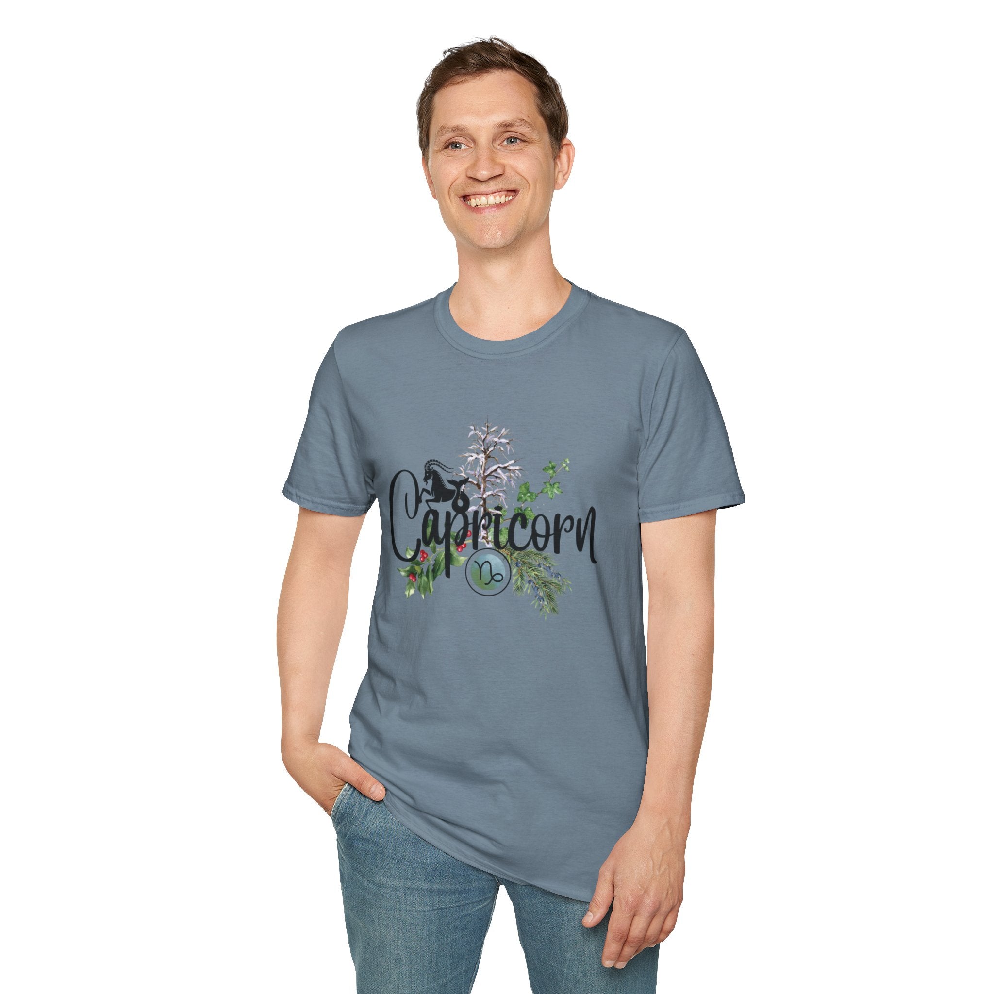 Capricorn Oak & Ivy Astrology T-Shirt