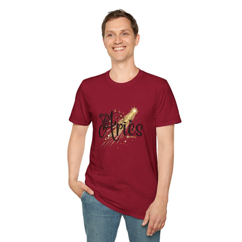 Aries Starburst Astrology T-Shirt