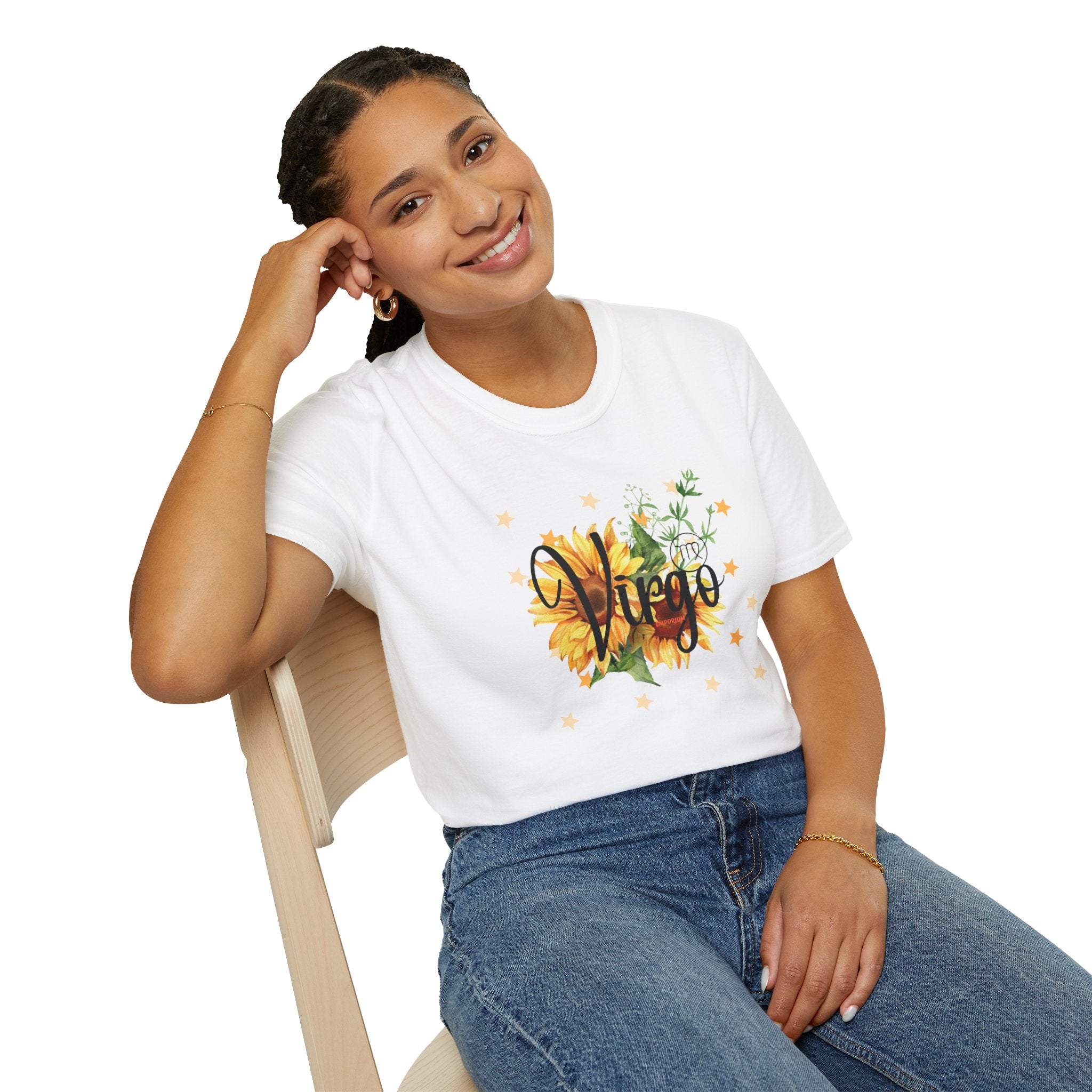 Virgo Sunflower Astrology T-Shirt