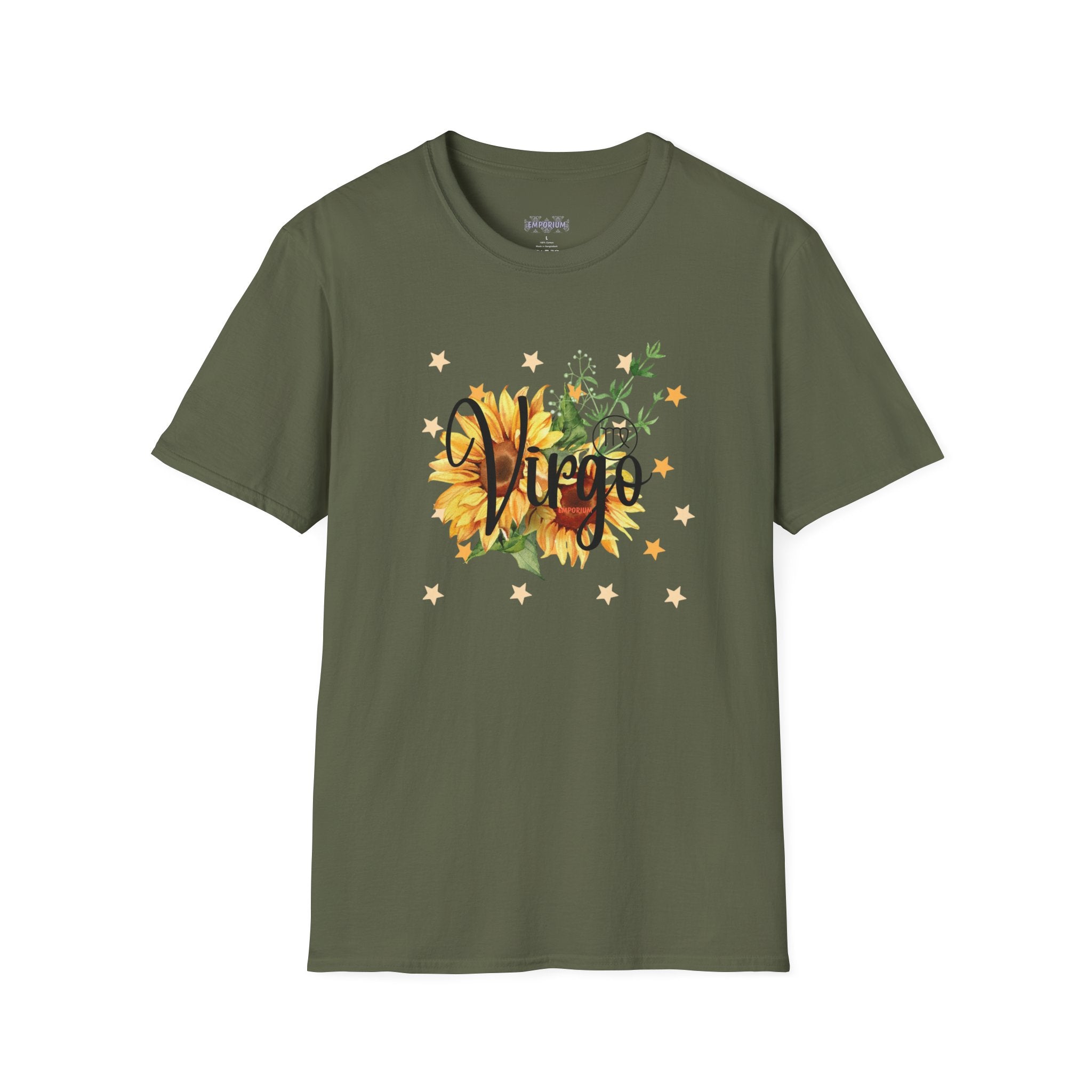 Virgo Sunflower Astrology T-Shirt