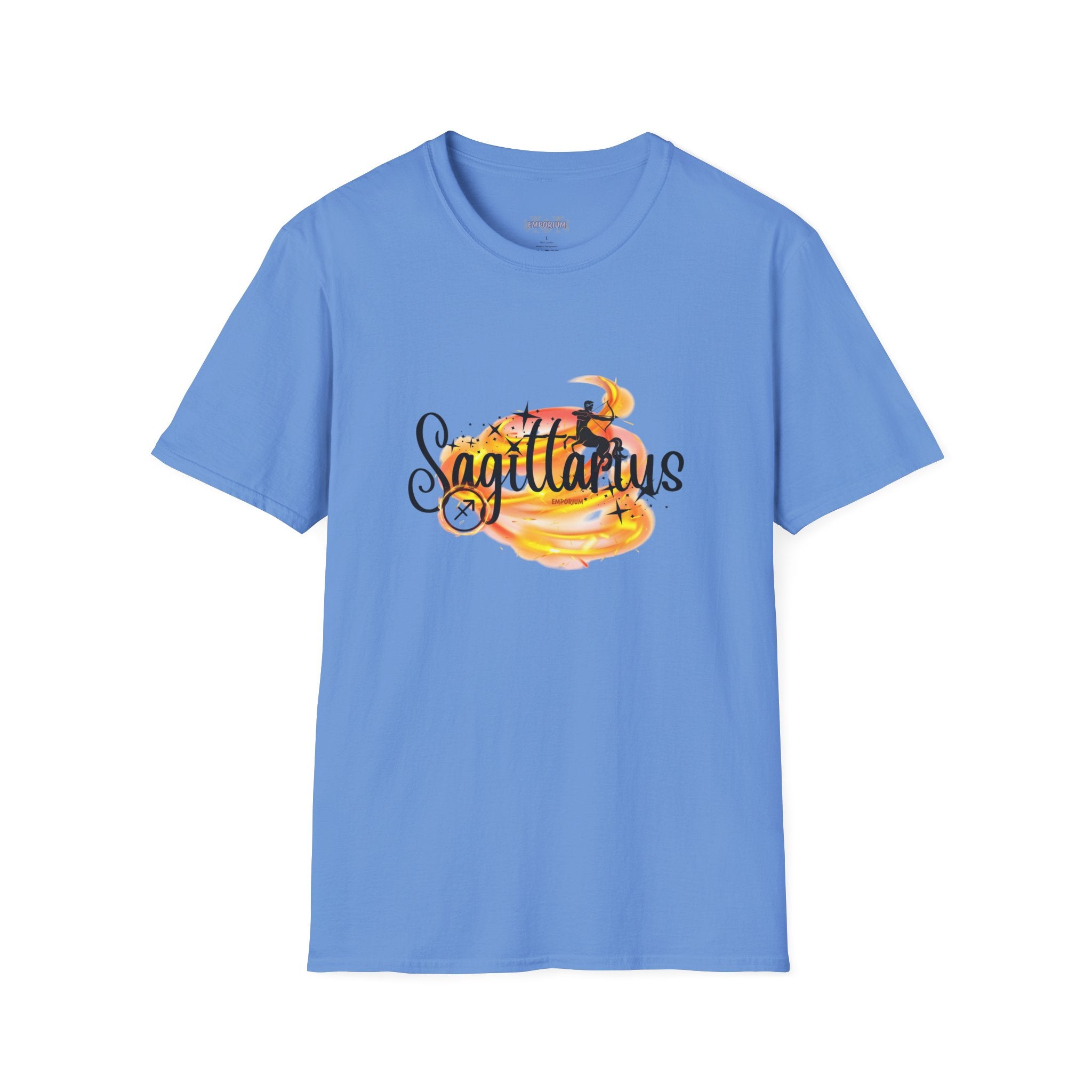 Sagittarius Fire Swirl Astrology T-Shirt