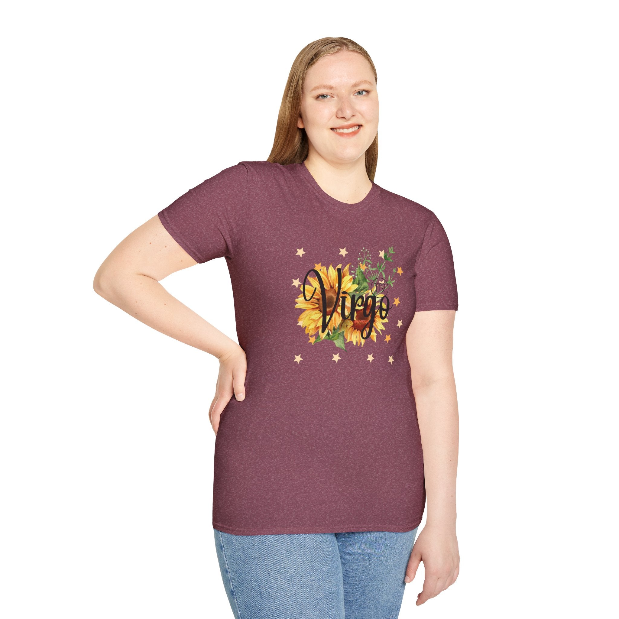 Virgo Sunflower Astrology T-Shirt