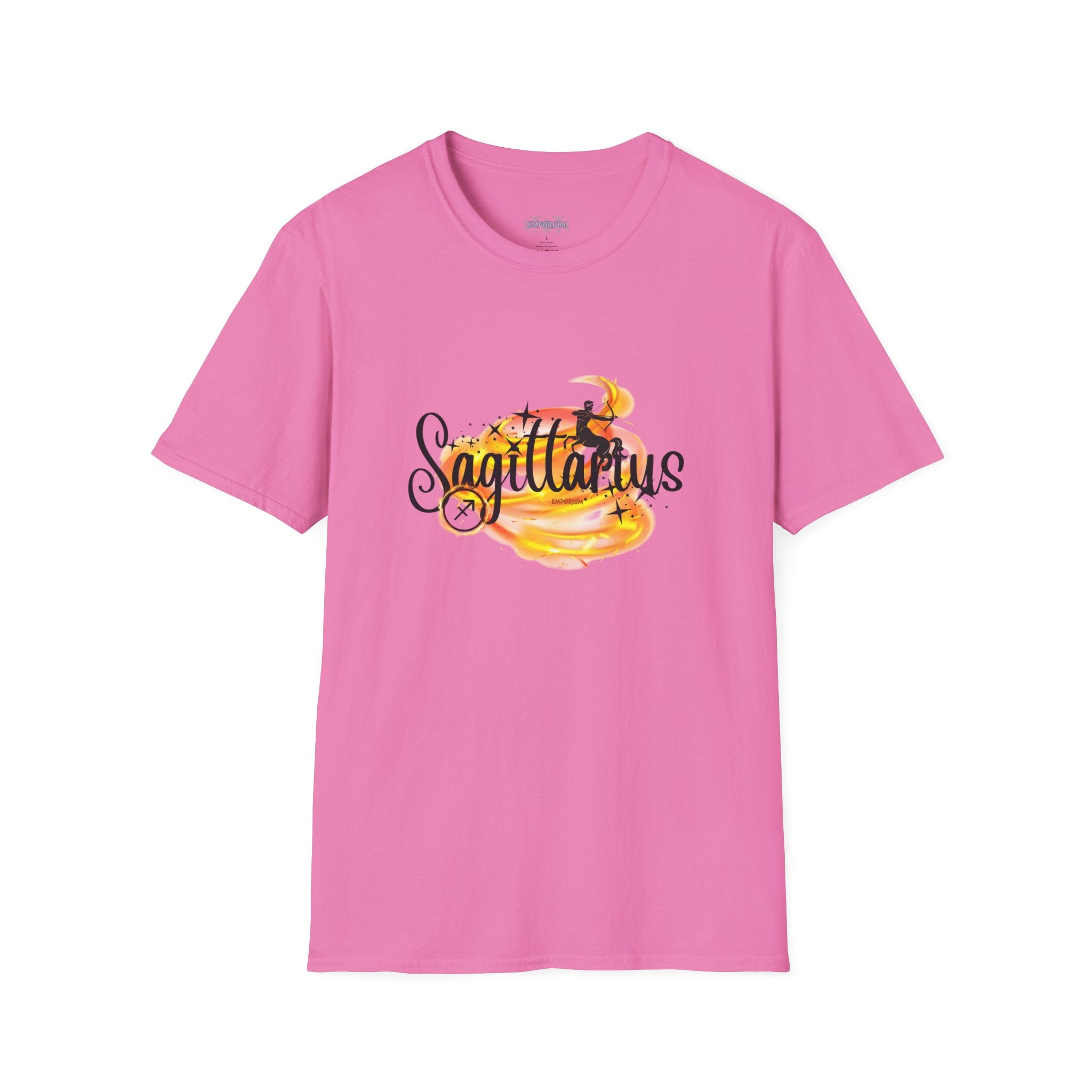Sagittarius Fire Swirl Astrology T-Shirt