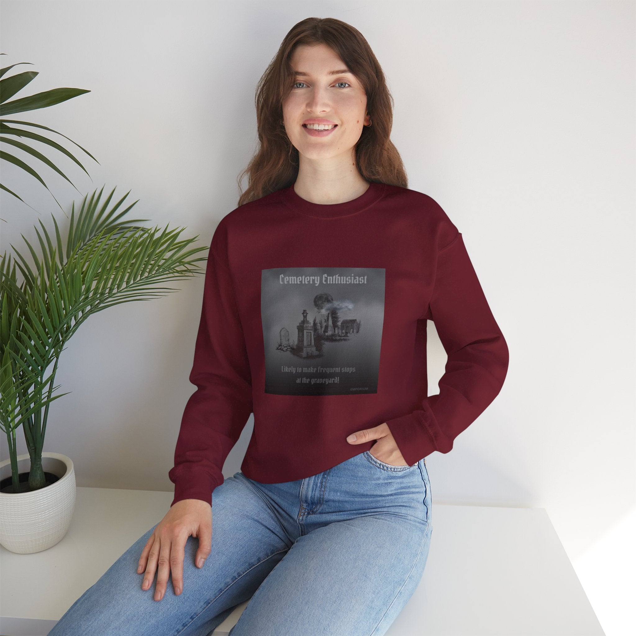 Cemetery Enthusiast Crewneck Sweatshirt
