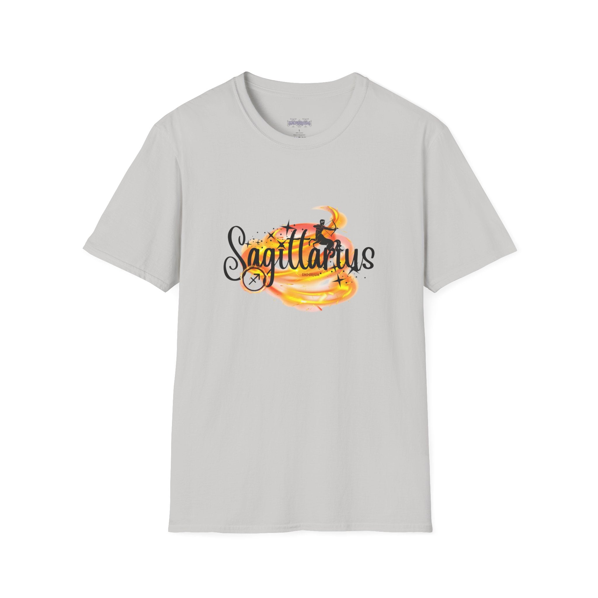 Sagittarius Fire Swirl Astrology T-Shirt