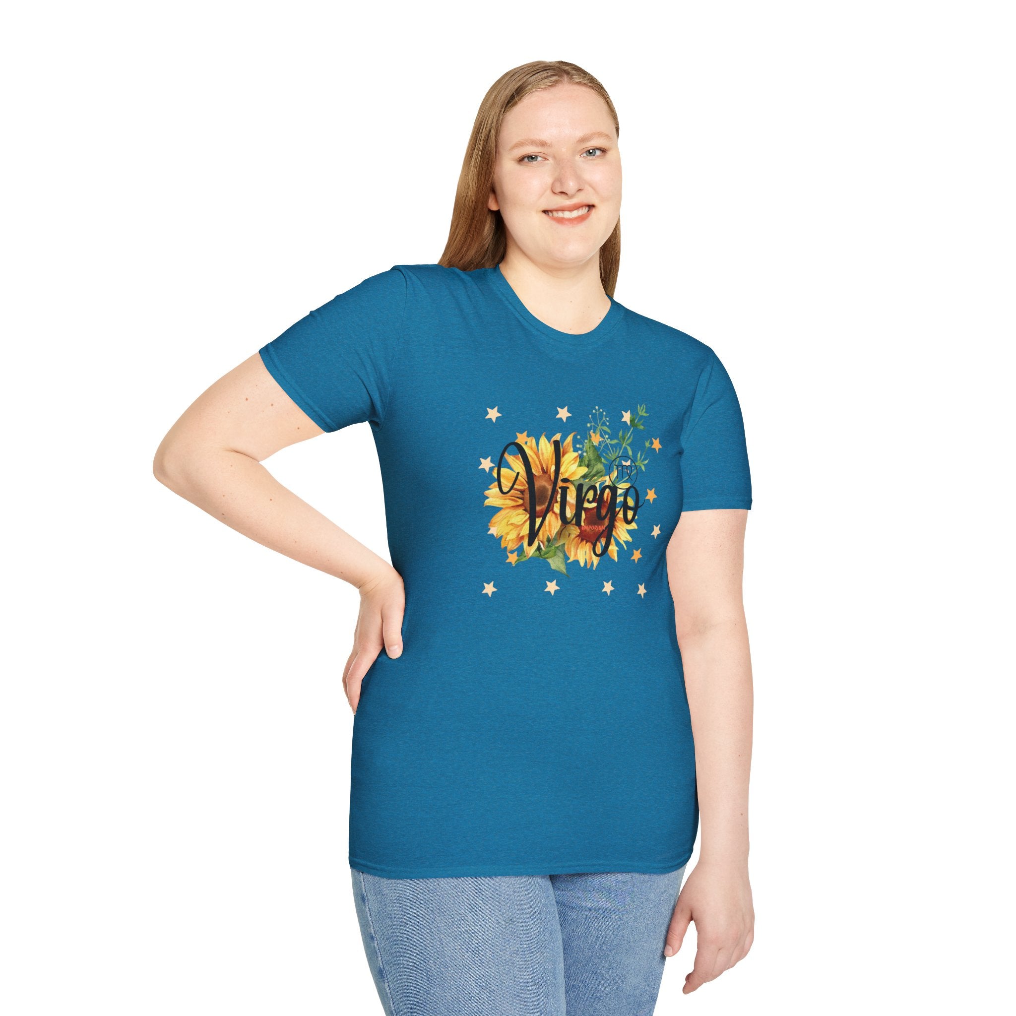 Virgo Sunflower Astrology T-Shirt
