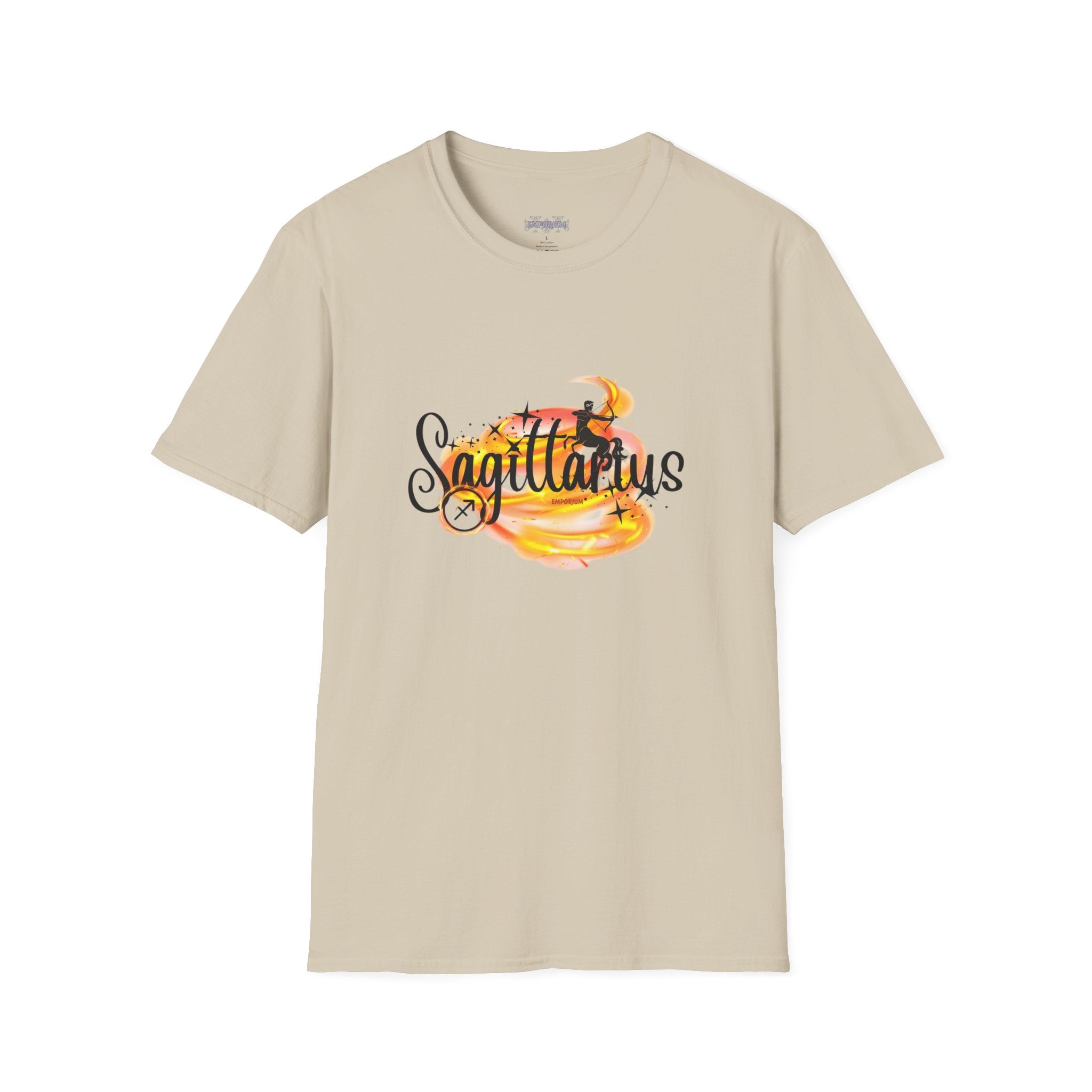 Sagittarius Fire Swirl Astrology T-Shirt