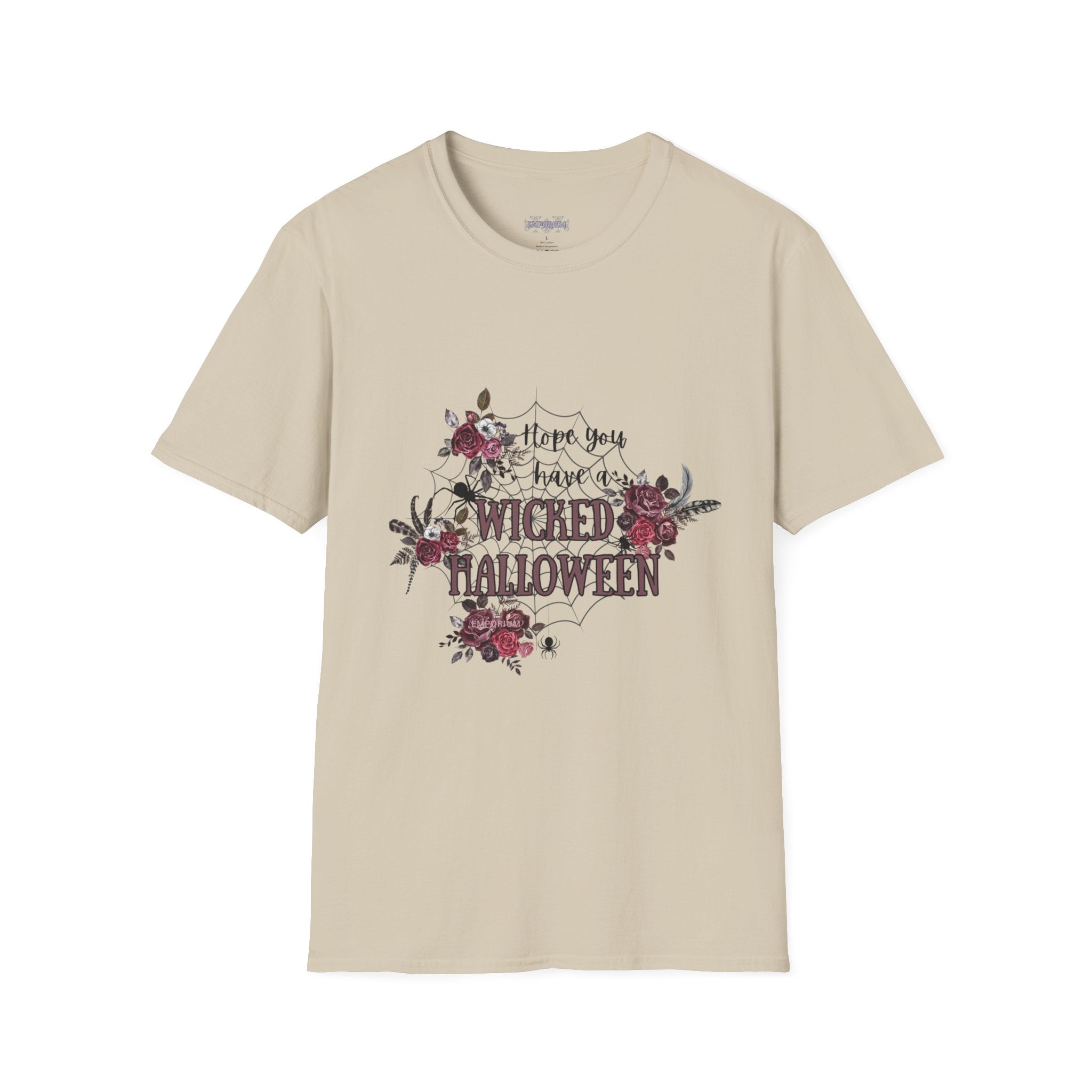 Wicked Halloween Spider Web T-Shirt