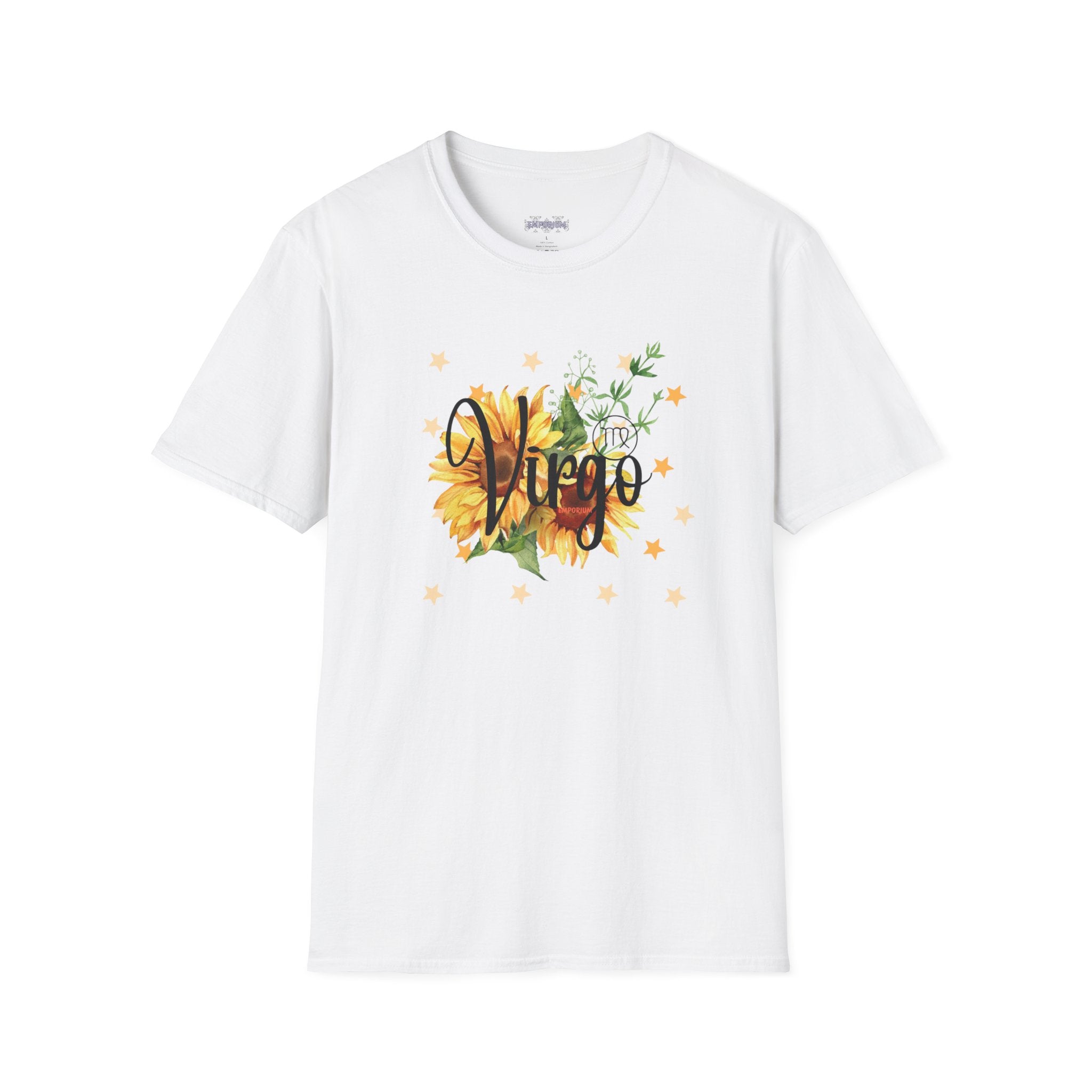 Virgo Sunflower Astrology T-Shirt