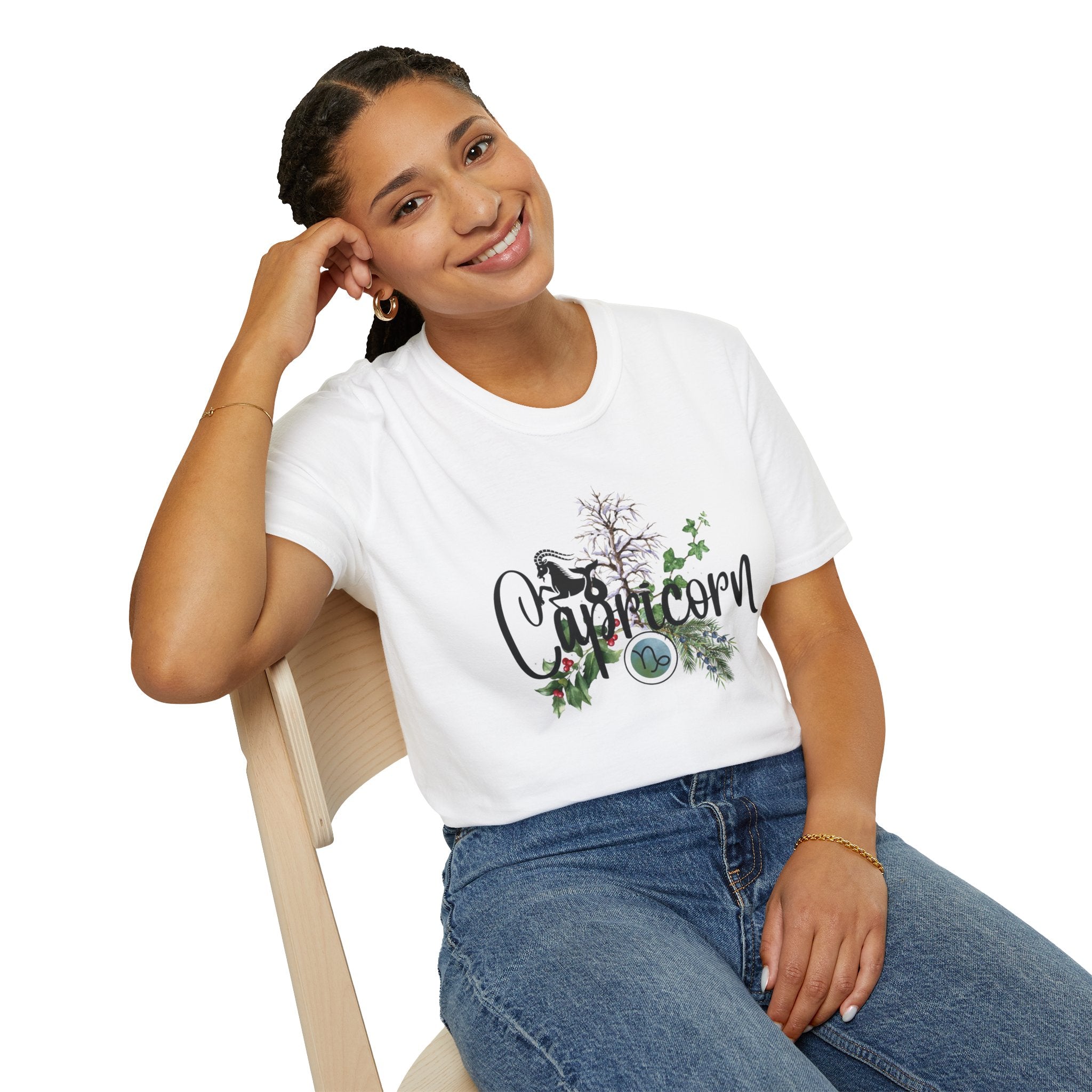 Capricorn Oak & Ivy Astrology T-Shirt