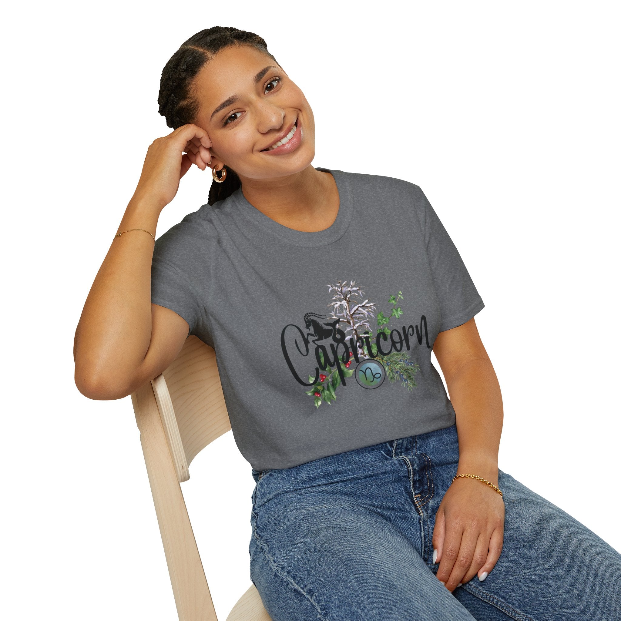 Capricorn Oak & Ivy Astrology T-Shirt