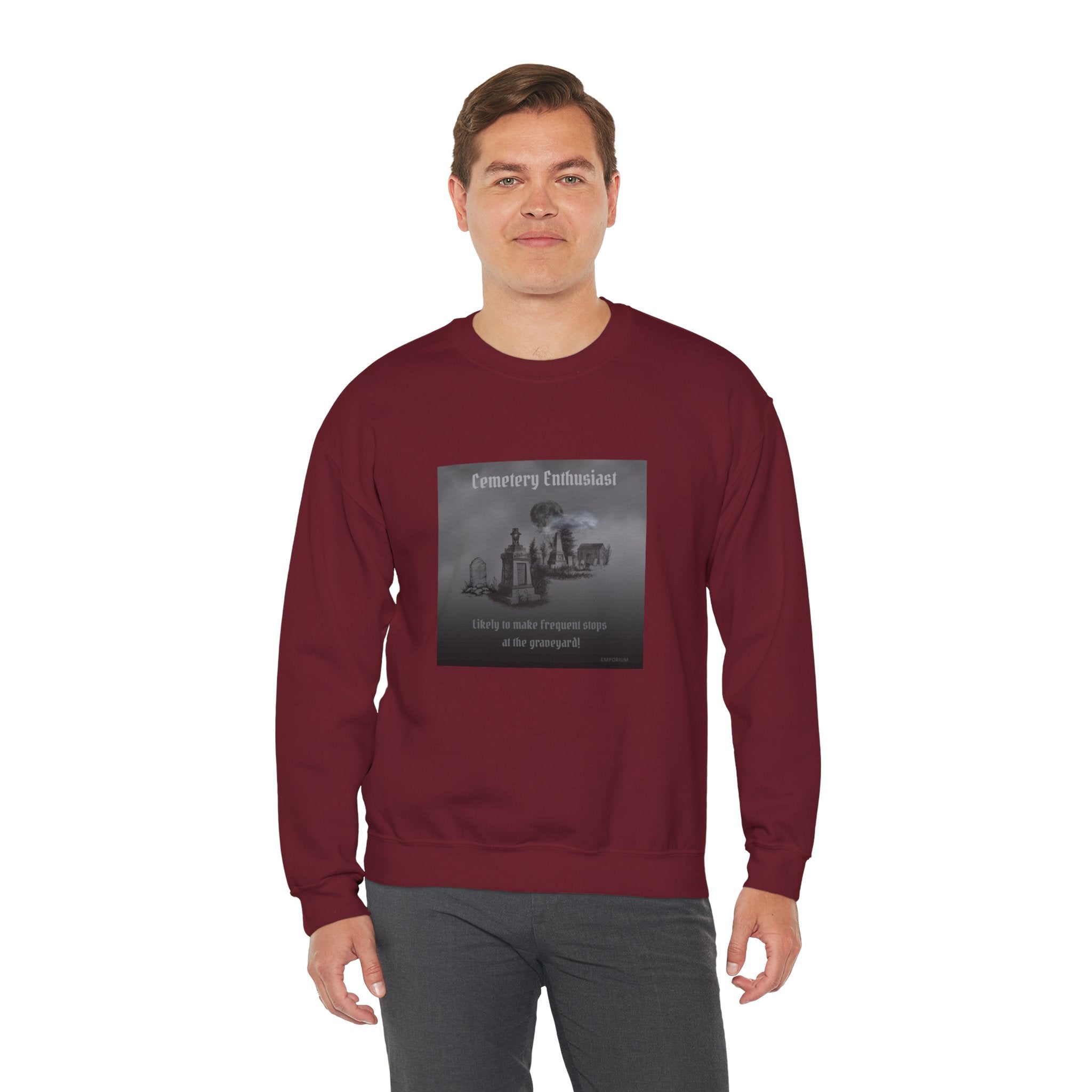 Cemetery Enthusiast Crewneck Sweatshirt