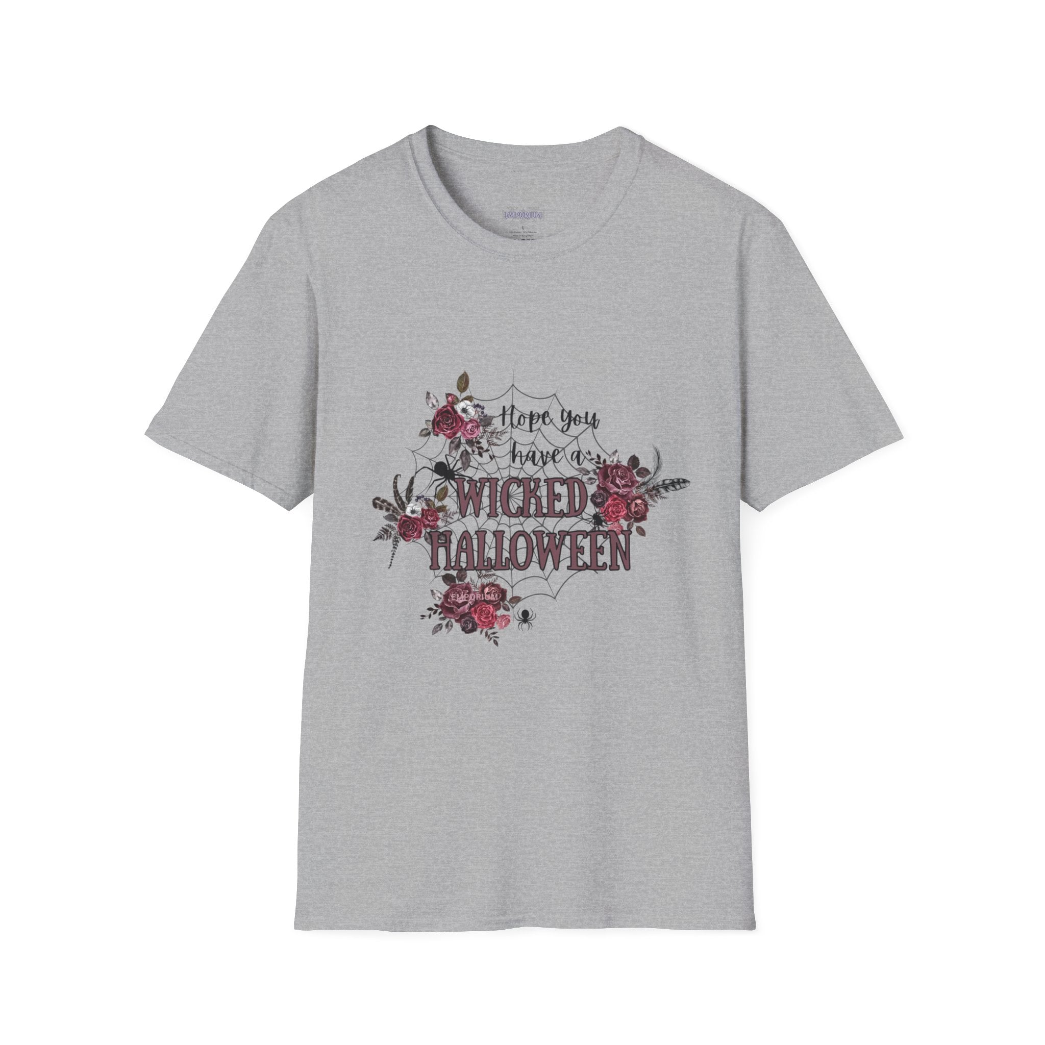 Wicked Halloween Spider Web T-Shirt
