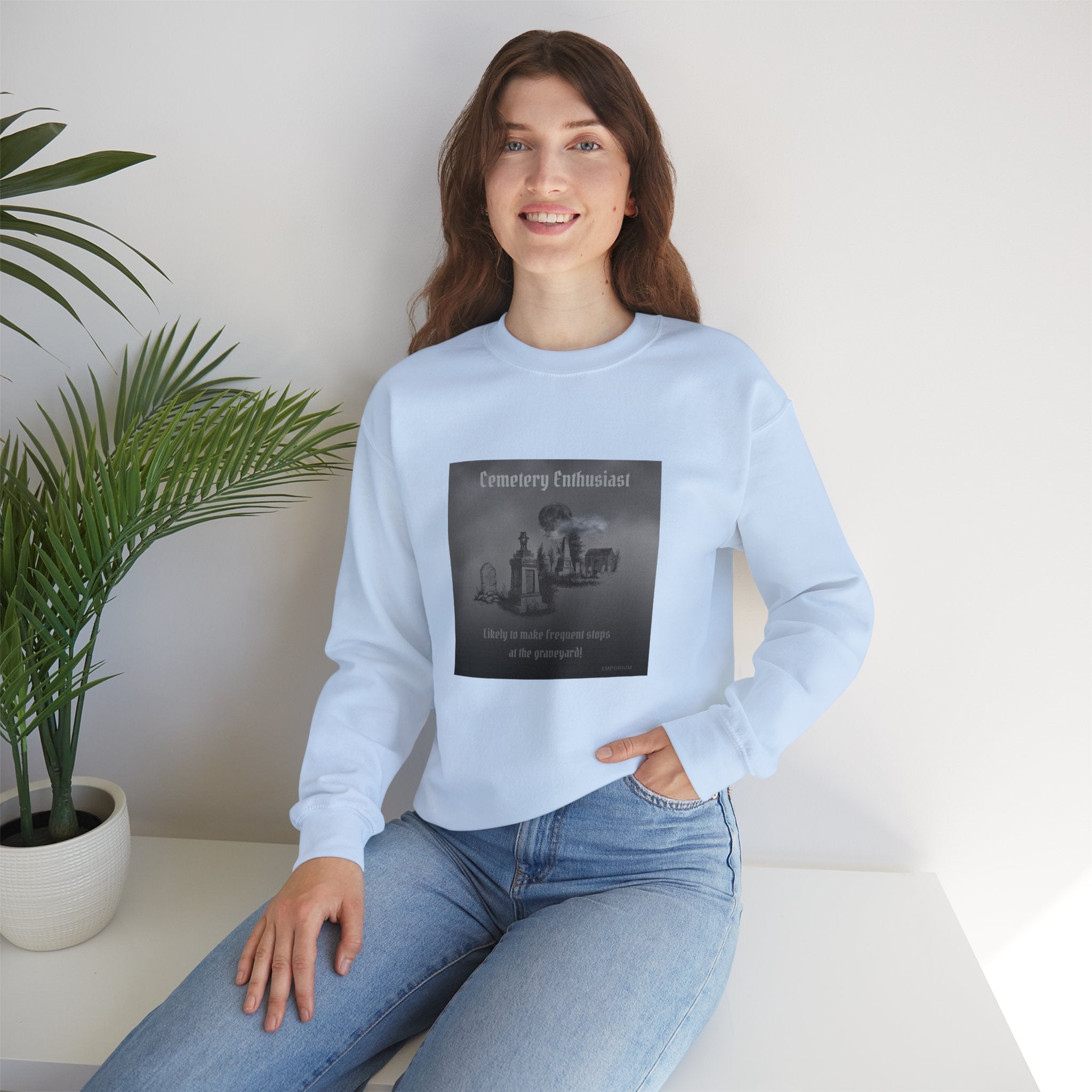 Cemetery Enthusiast Crewneck Sweatshirt