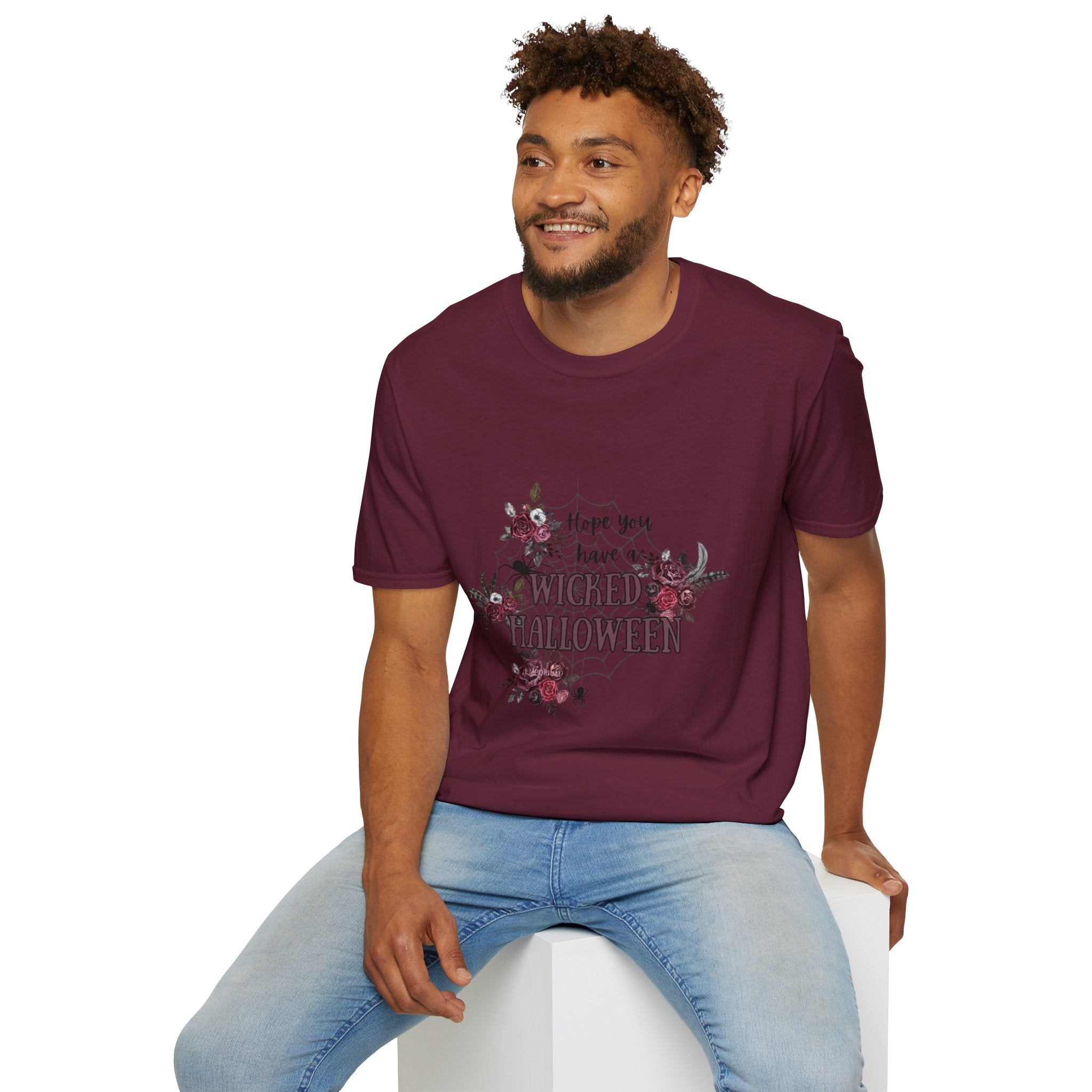 Wicked Halloween Spider Web T-Shirt
