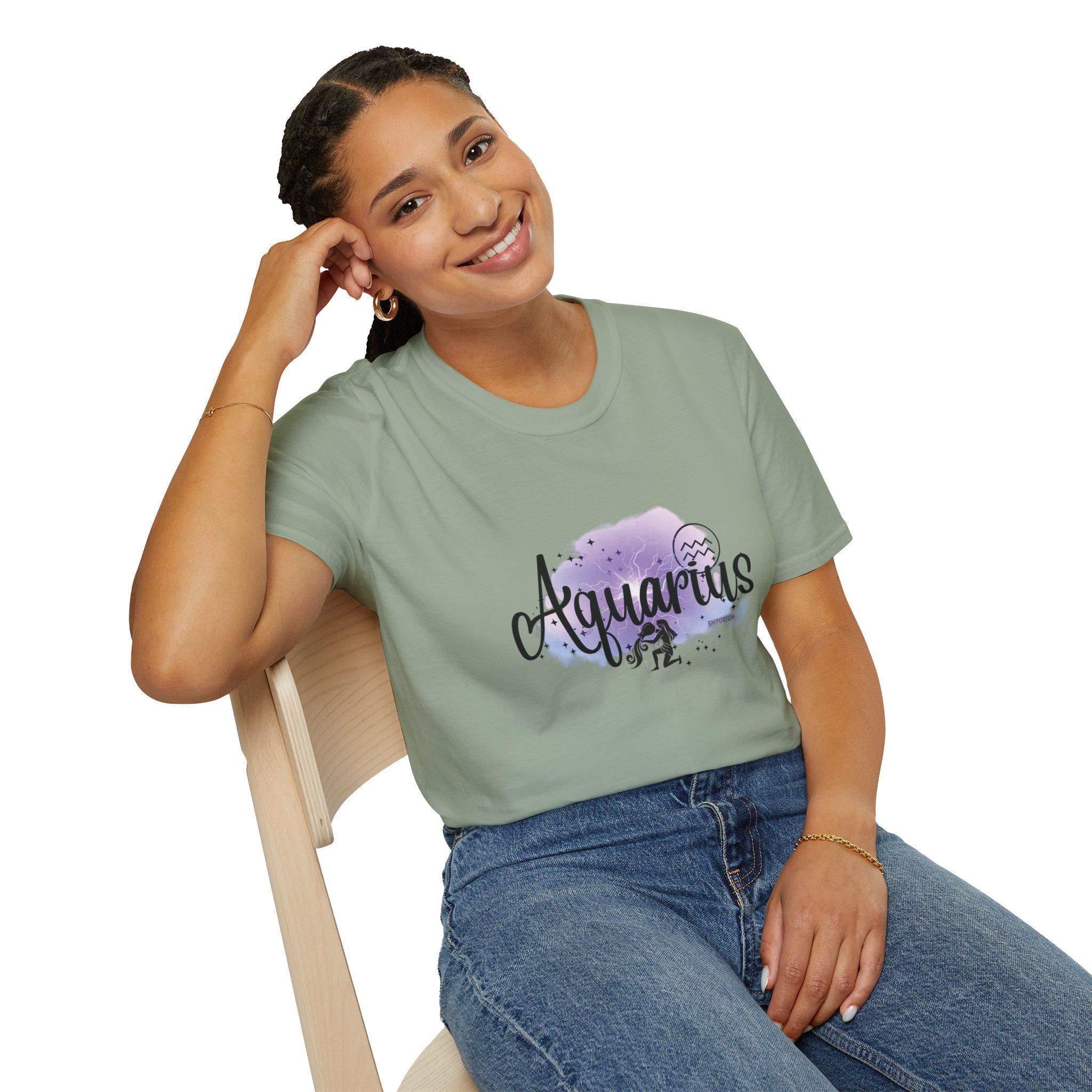 Aquarius The Water Bearer Astrology T-Shirt
