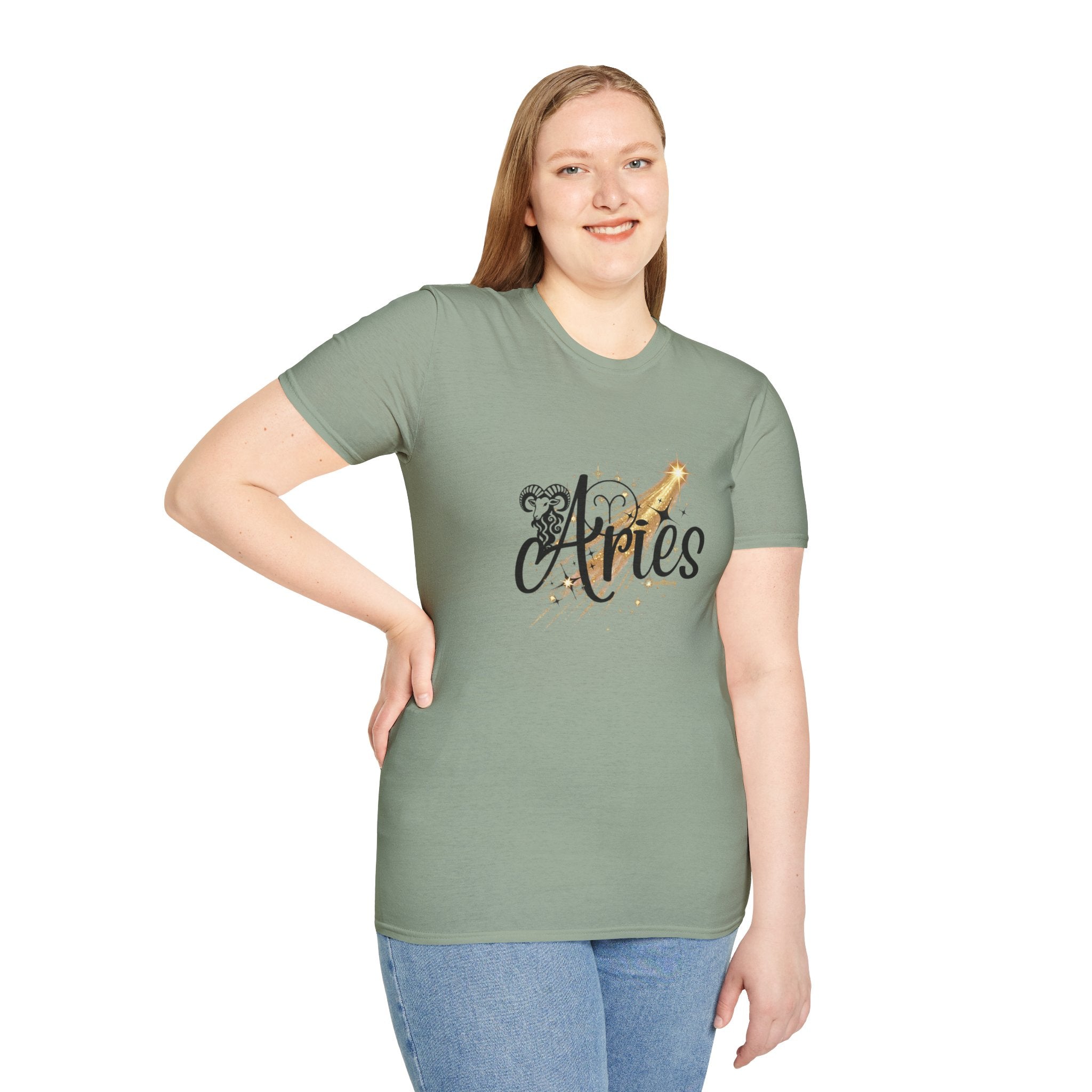 Aries Starburst Astrology T-Shirt