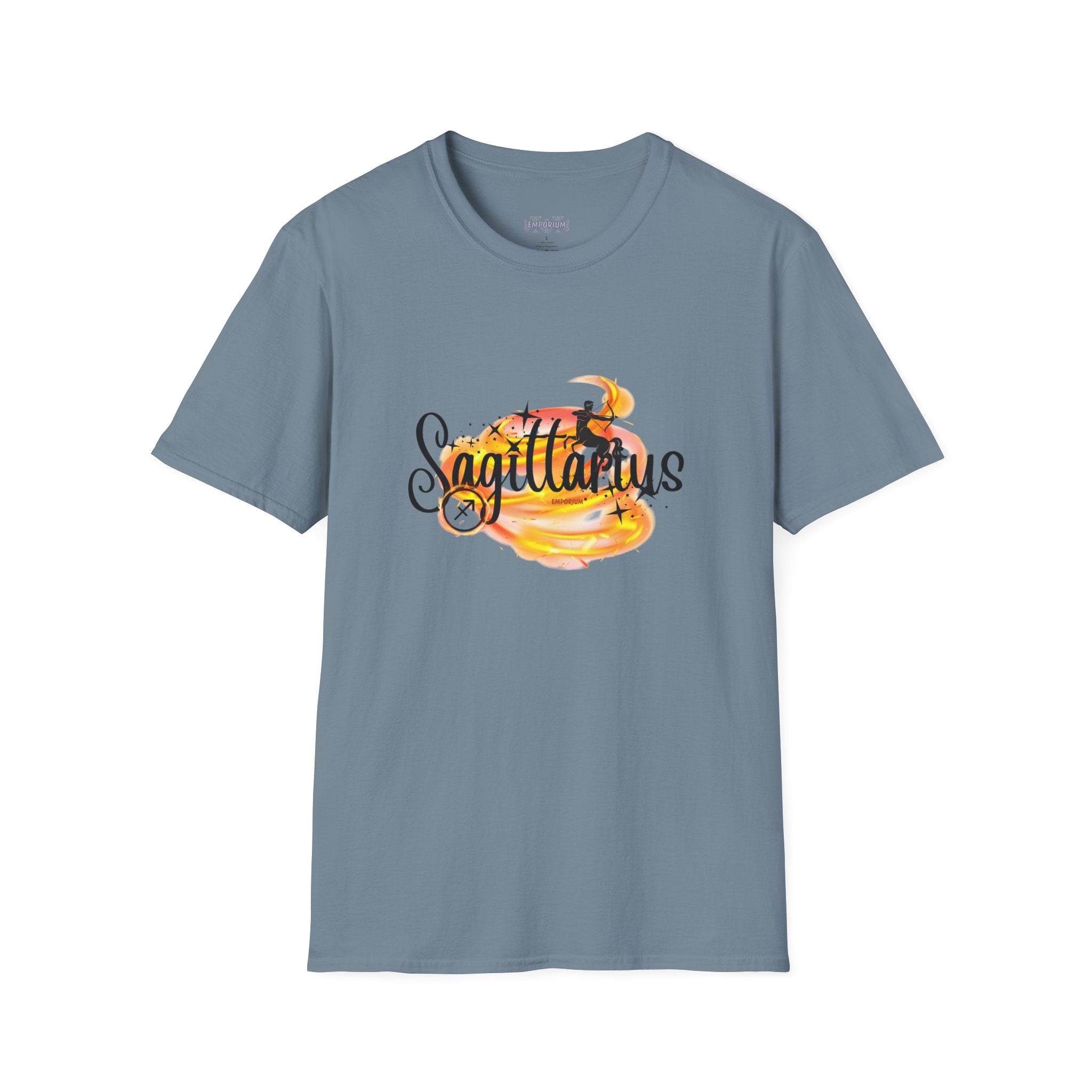 Sagittarius Fire Swirl Astrology T-Shirt