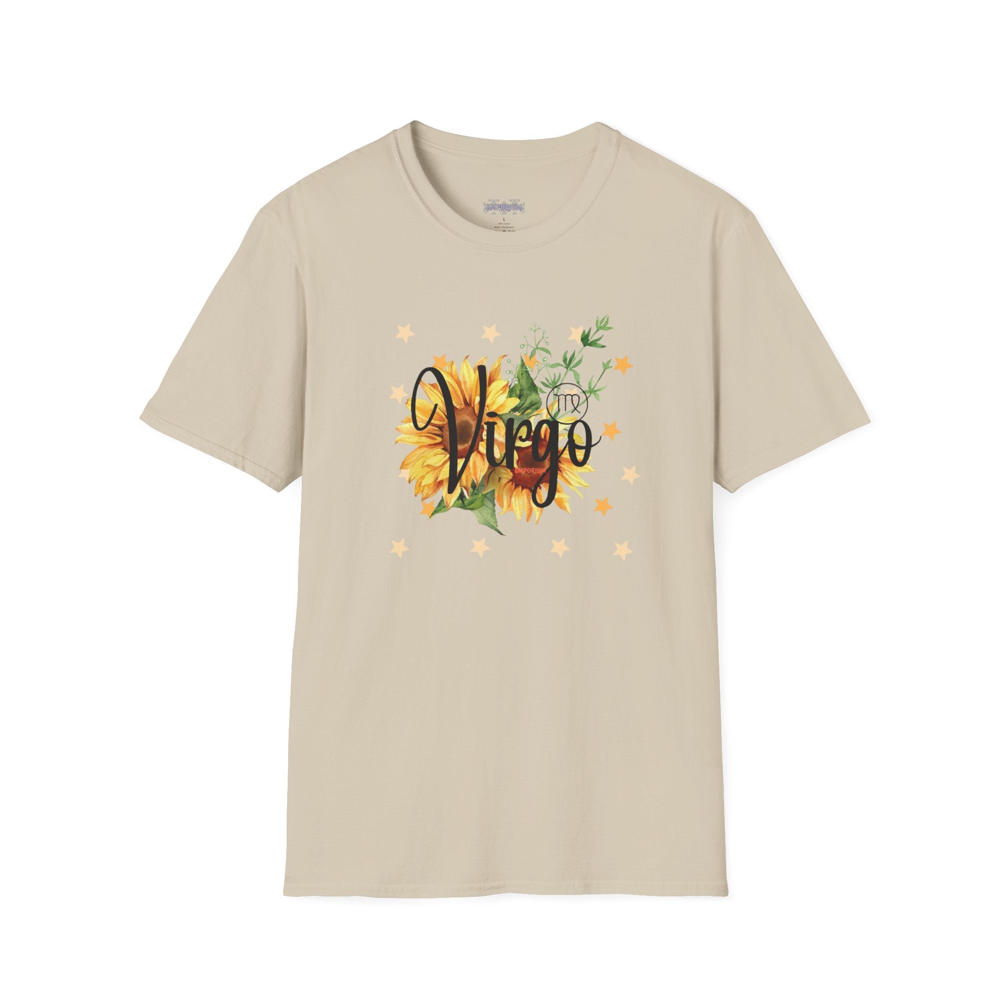Virgo Sunflower Astrology T-Shirt