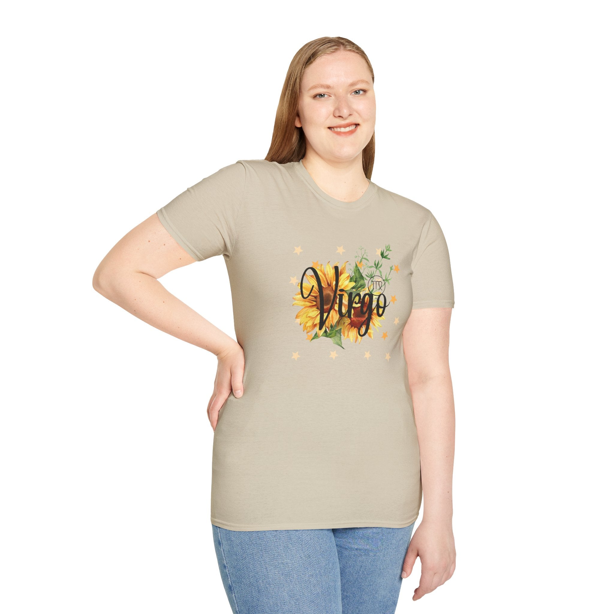 Virgo Sunflower Astrology T-Shirt