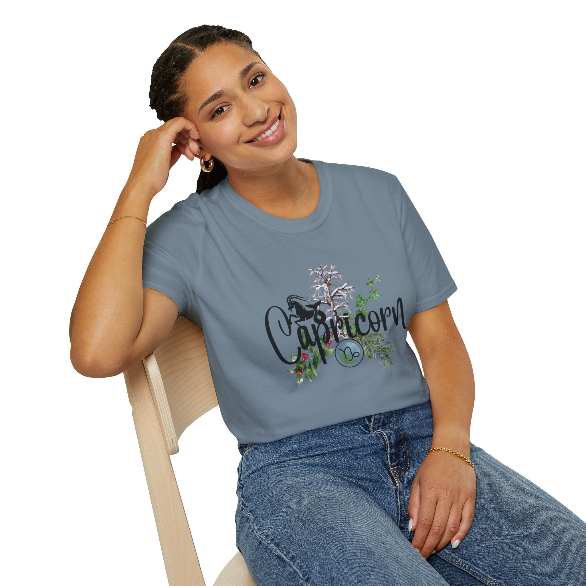 Capricorn Oak & Ivy Astrology T-Shirt