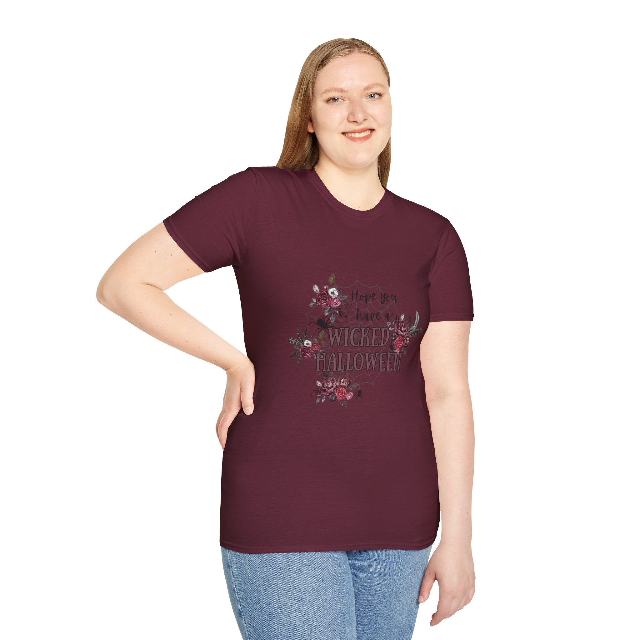 Wicked Halloween Spider Web T-Shirt
