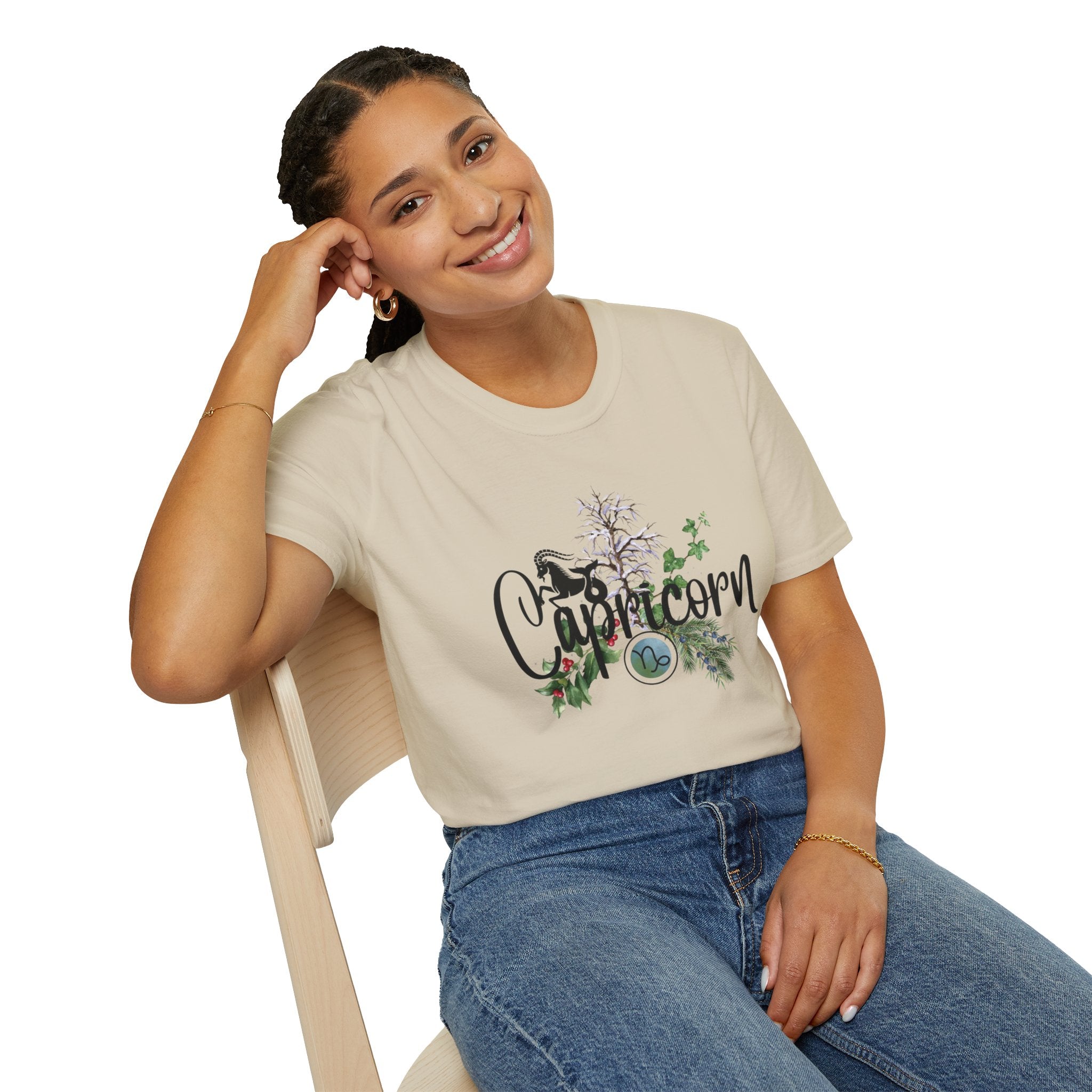 Capricorn Oak & Ivy Astrology T-Shirt