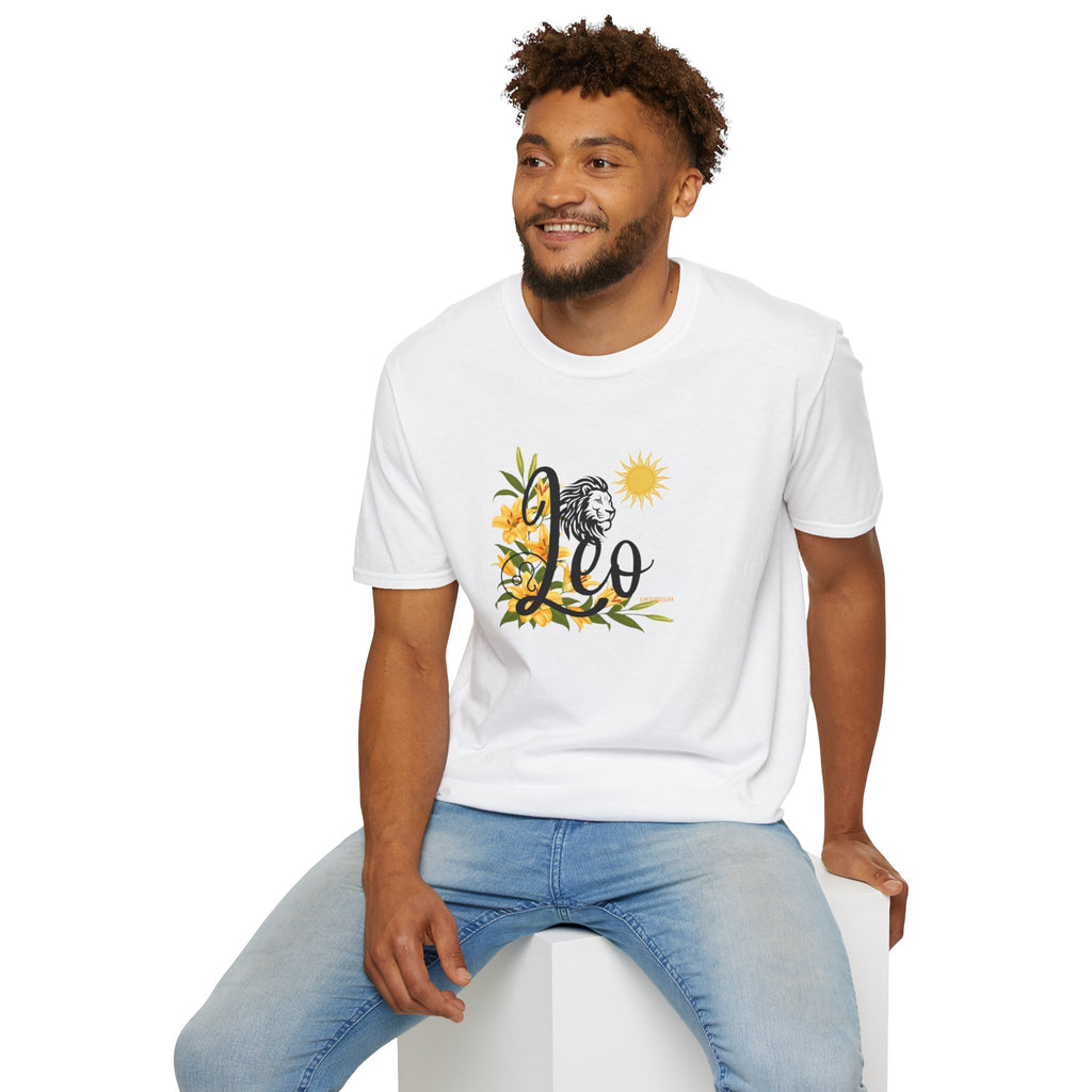 Leo Lion & Lilies Astrology T-Shirt