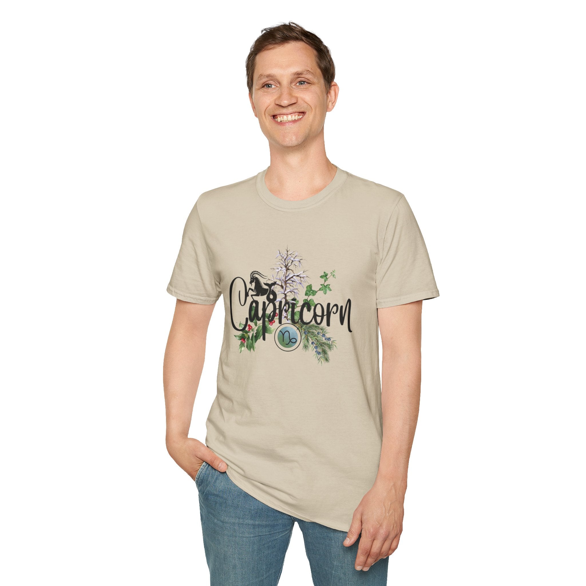 Capricorn Oak & Ivy Astrology T-Shirt