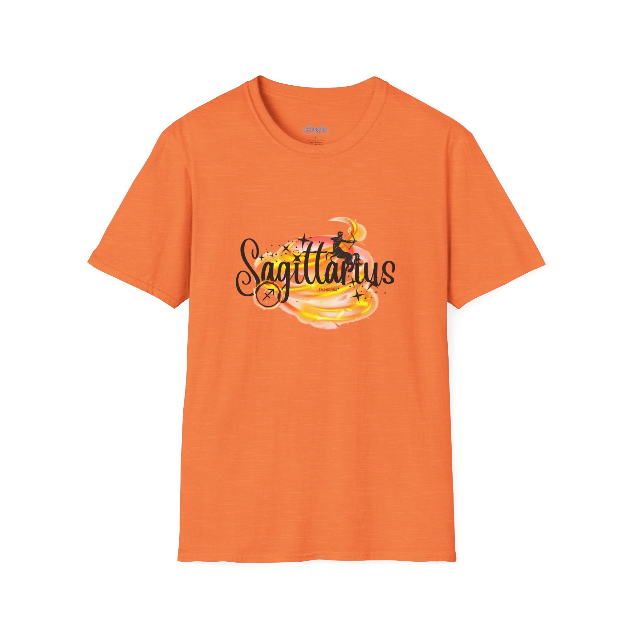 Sagittarius Fire Swirl Astrology T-Shirt