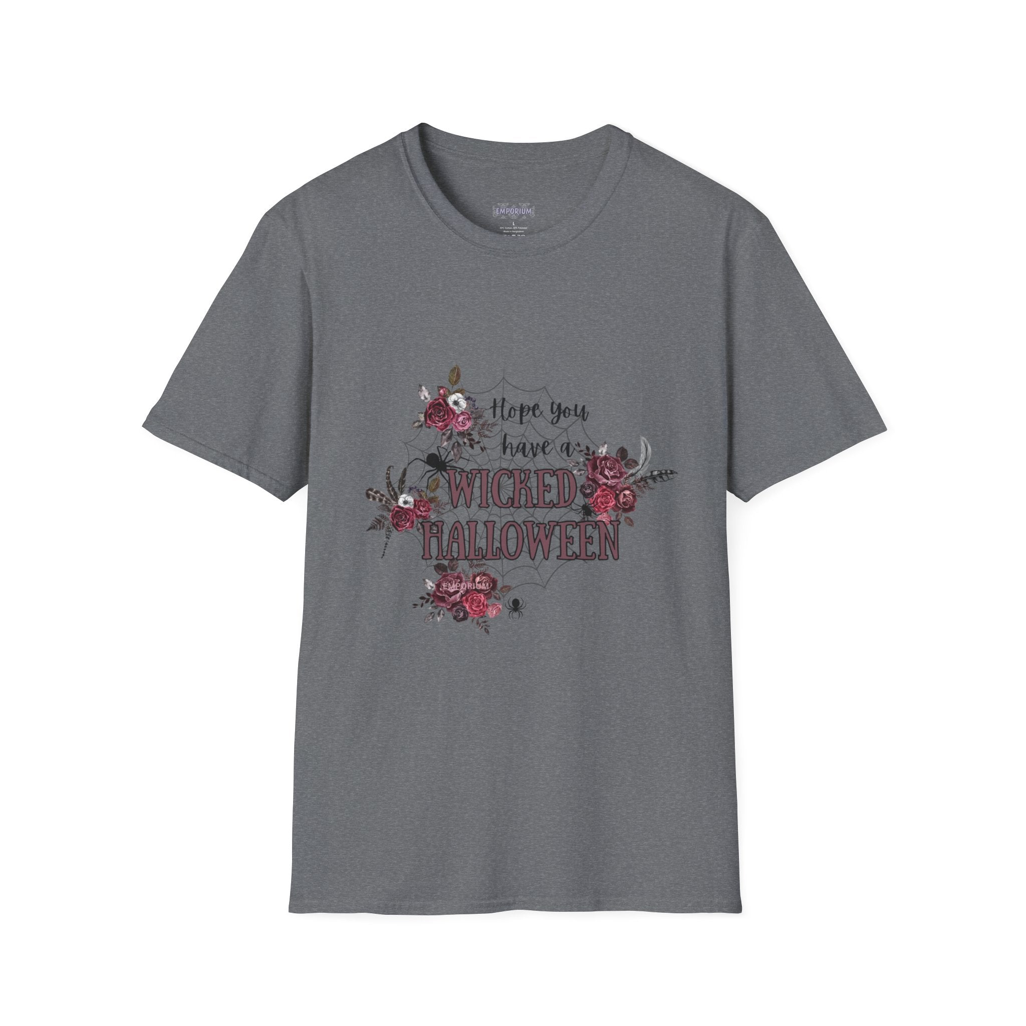 Wicked Halloween Spider Web T-Shirt