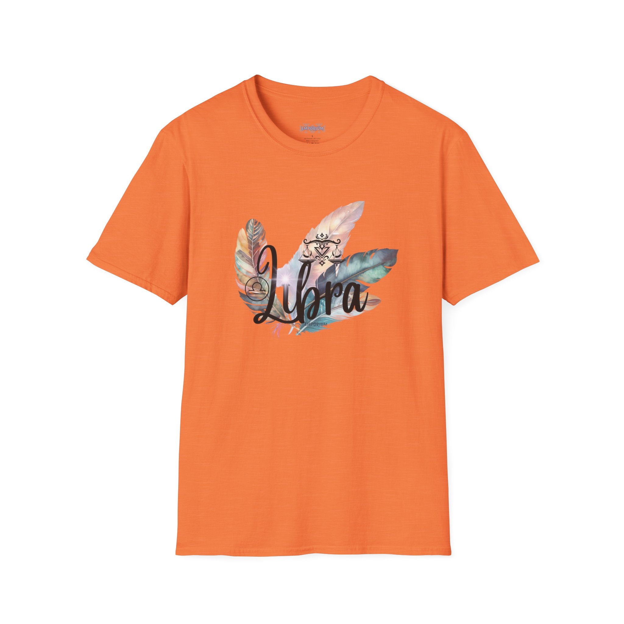 Libra Feather Bouquet Astrology T-Shirt
