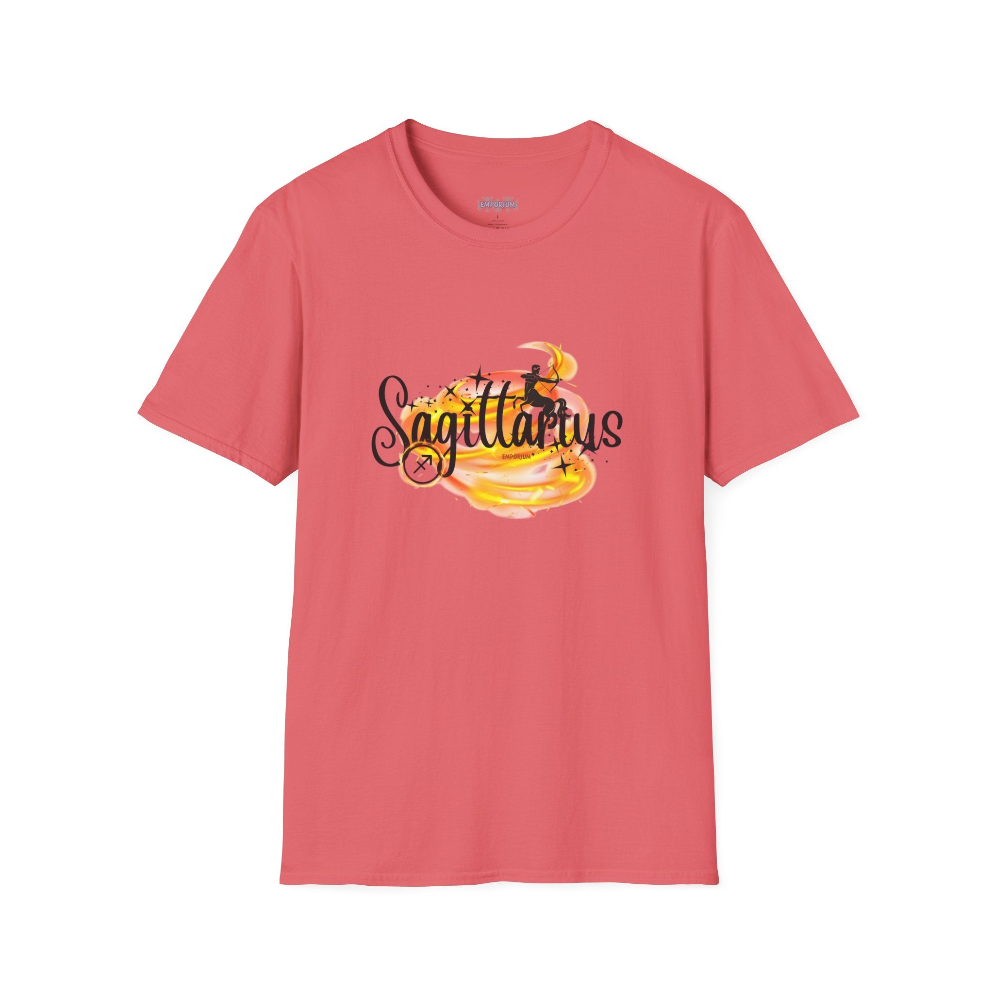 Sagittarius Fire Swirl Astrology T-Shirt