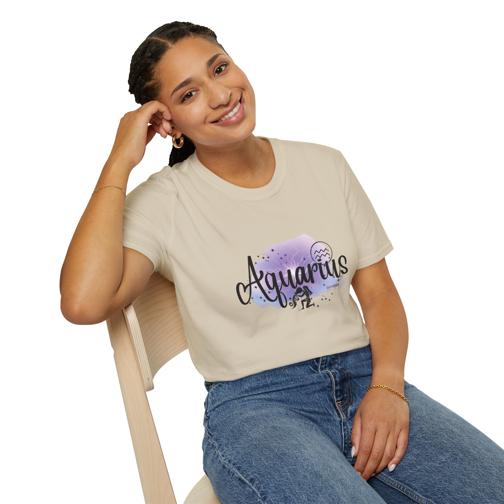 Aquarius The Water Bearer Astrology T-Shirt