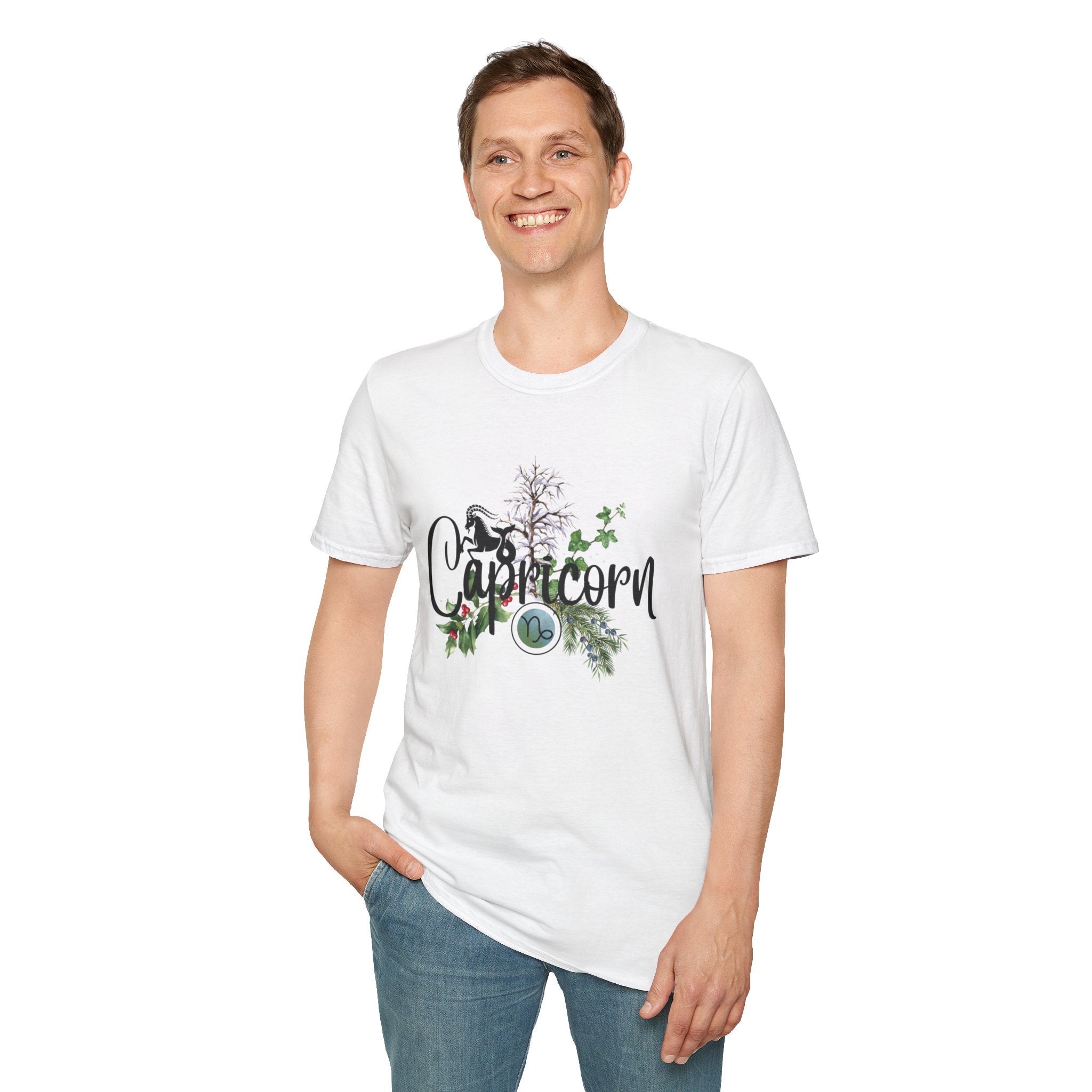 Capricorn Oak & Ivy Astrology T-Shirt