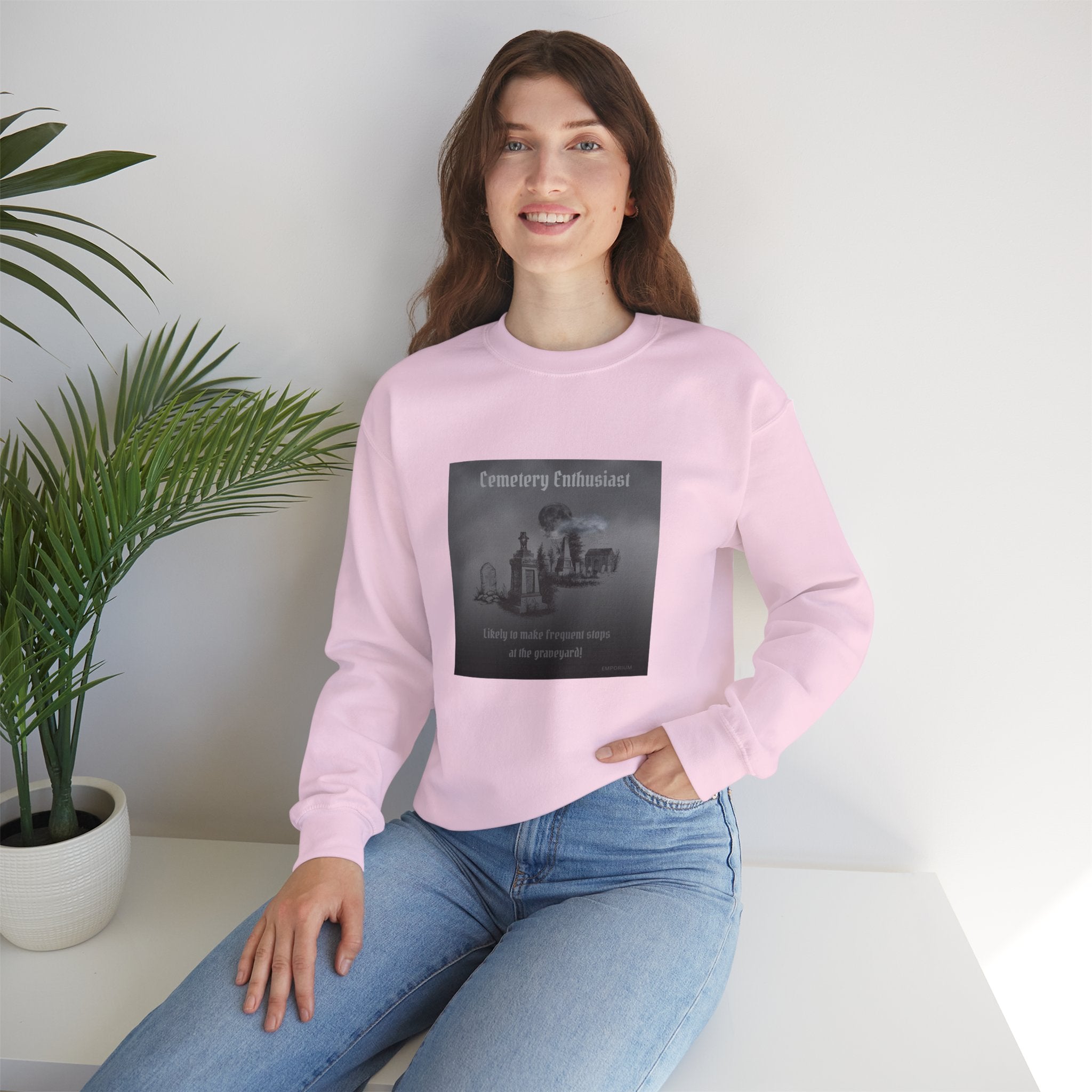 Cemetery Enthusiast Crewneck Sweatshirt