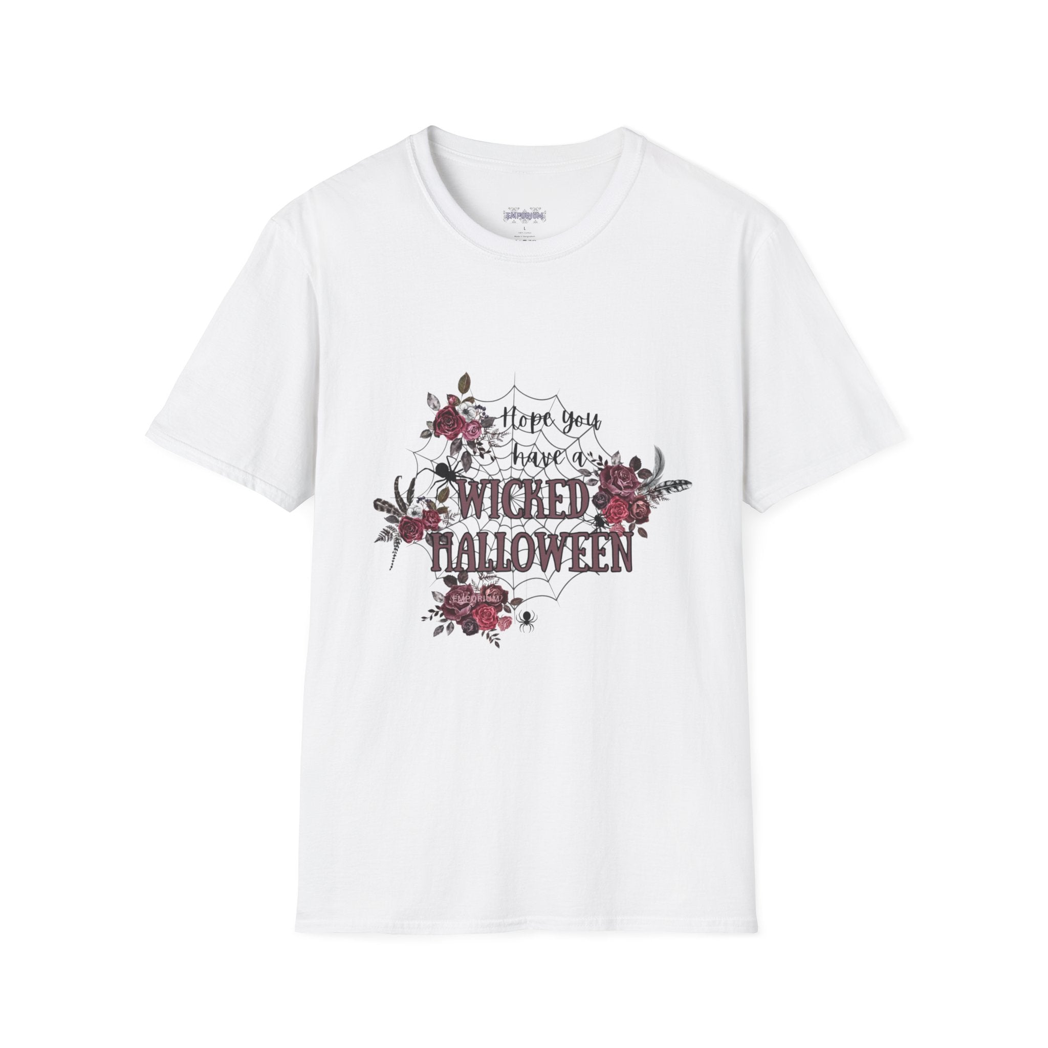 Wicked Halloween Spider Web T-Shirt