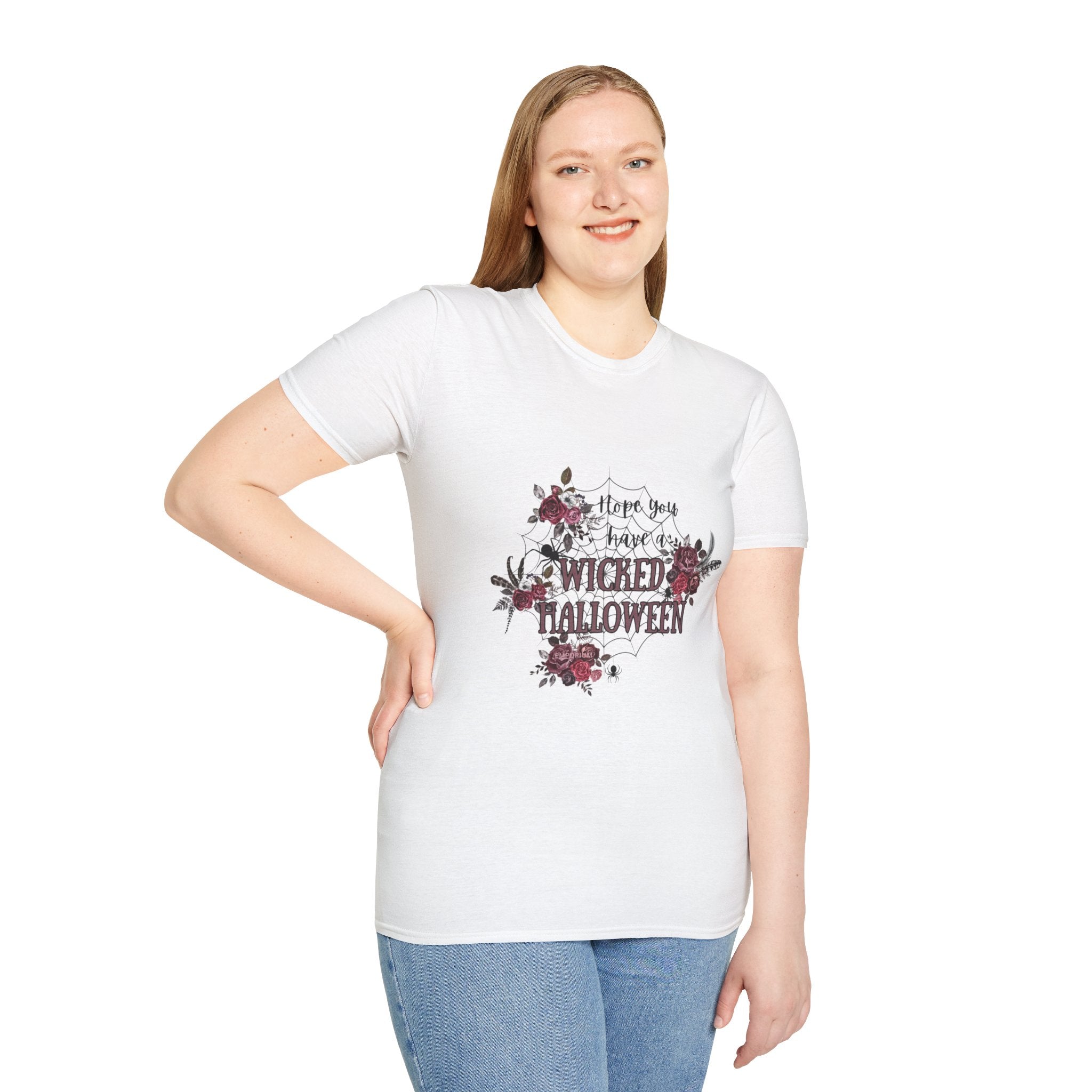 Wicked Halloween Spider Web T-Shirt