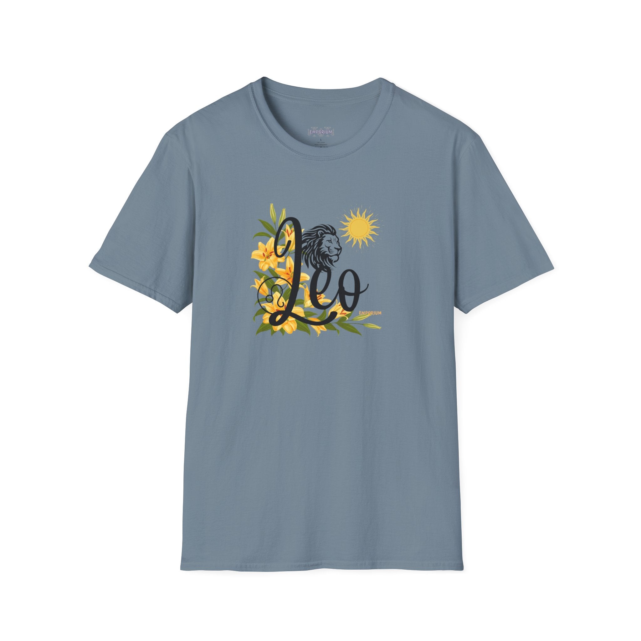 Leo Lion & Lilies Astrology T-Shirt