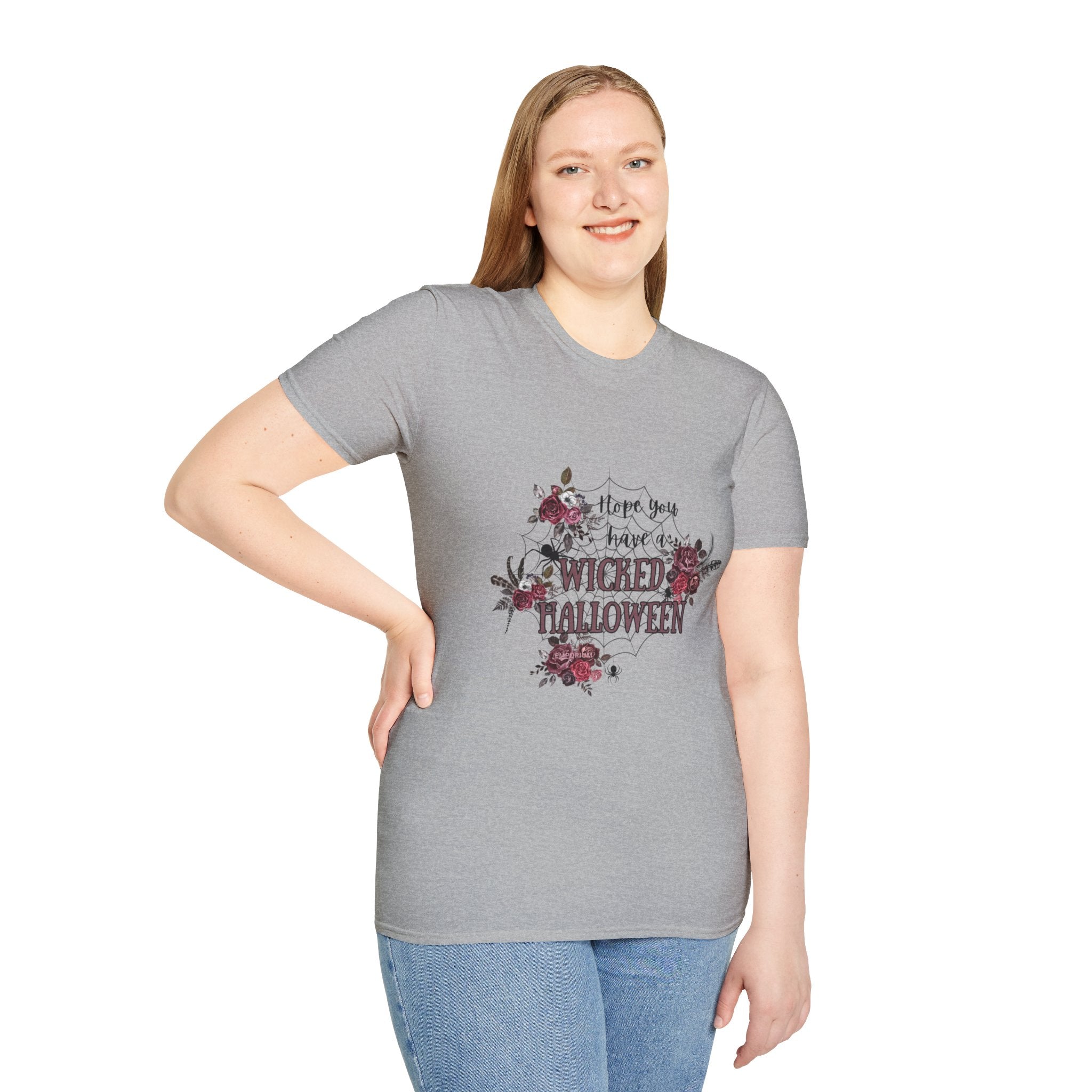 Wicked Halloween Spider Web T-Shirt