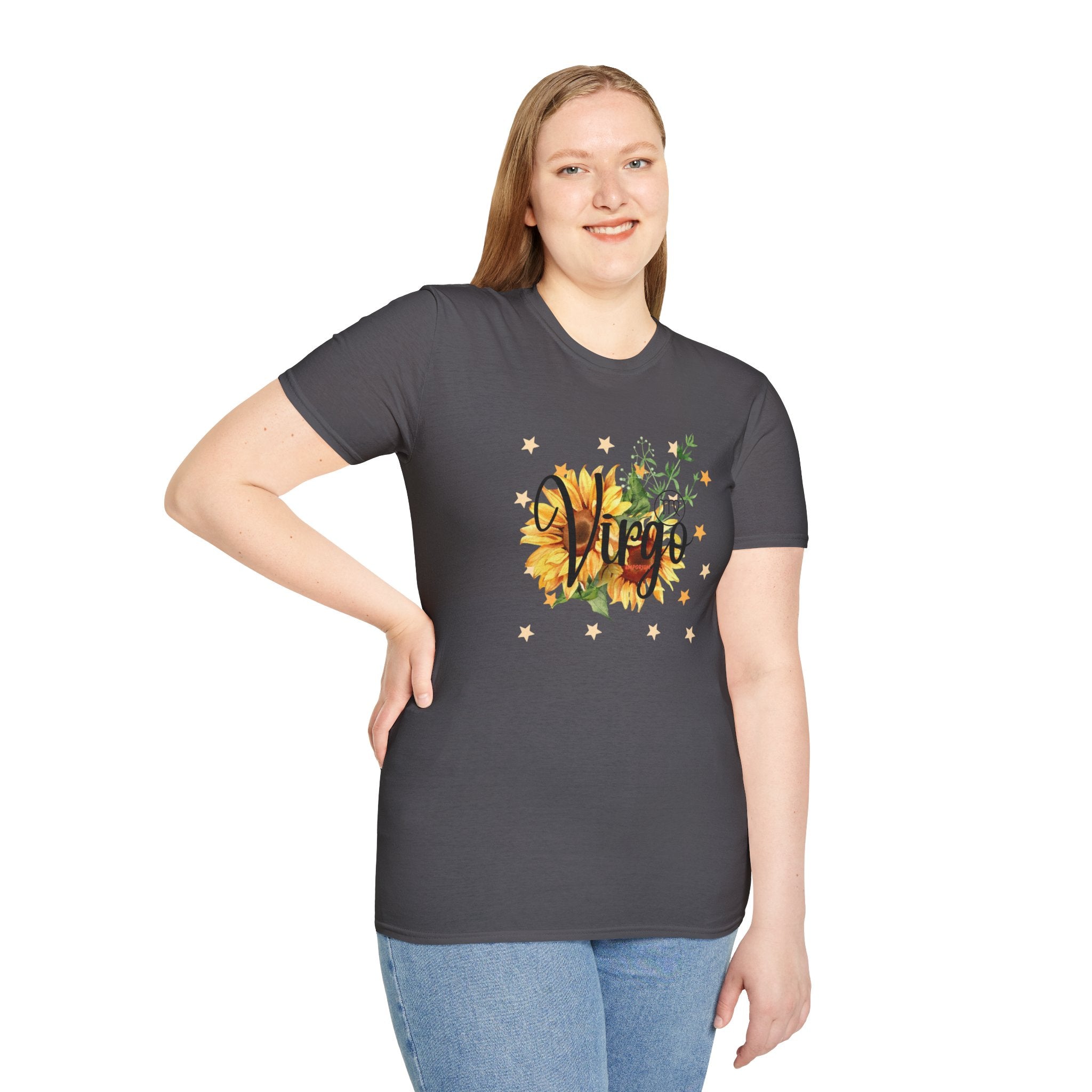 Virgo Sunflower Astrology T-Shirt