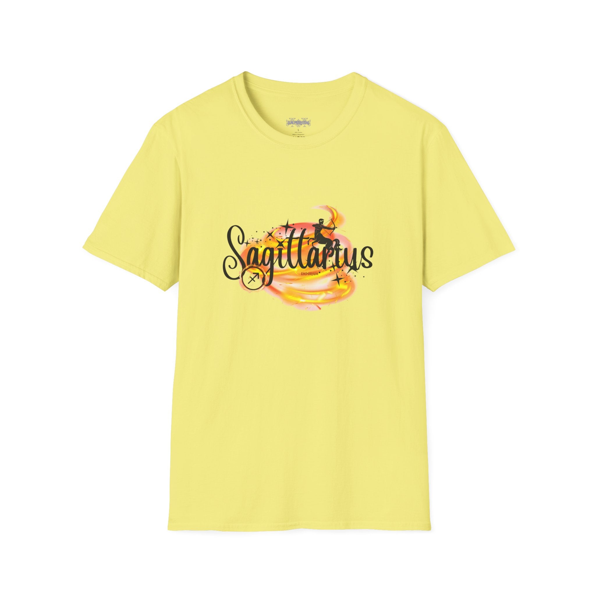 Sagittarius Fire Swirl Astrology T-Shirt